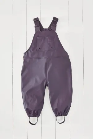 Gras & Luft: Rainster Wasserdichte Latzhose - Amethyst