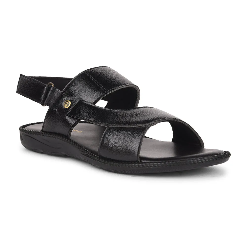 Healers Schwarze Freizeitsandale Für Herren VCL-103 Von Liberty