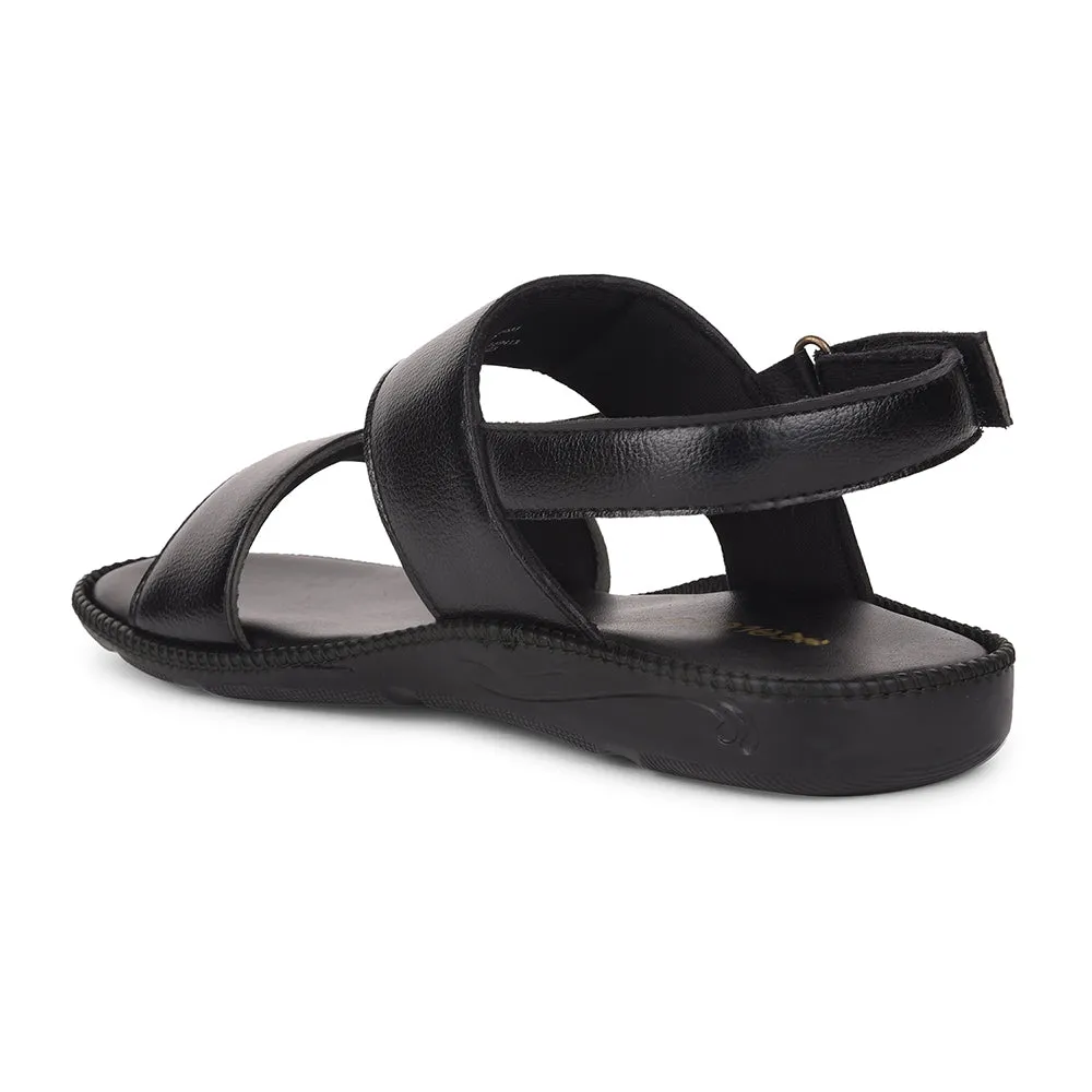 Healers Schwarze Freizeitsandale Für Herren VCL-103 Von Liberty