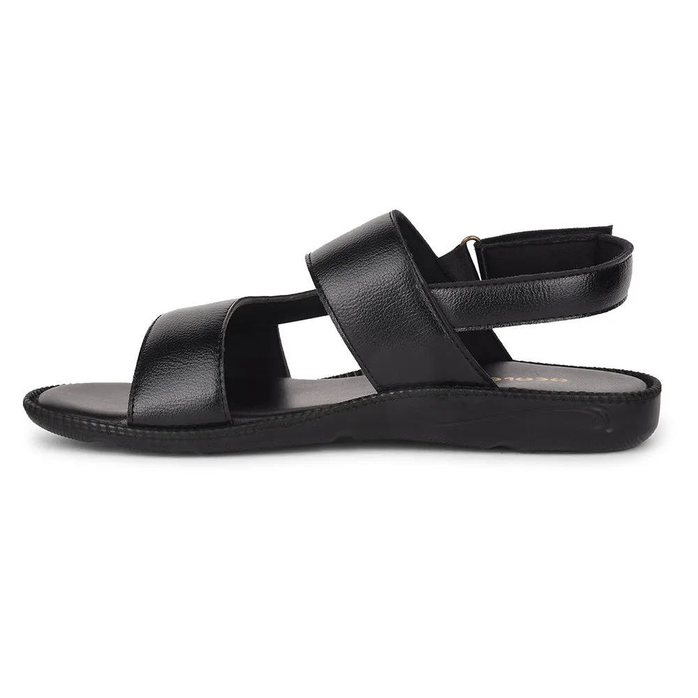 Healers Schwarze Freizeitsandale Für Herren VCL-103 Von Liberty