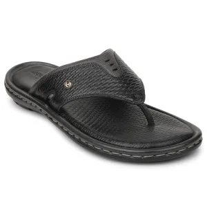 Healers Schwarze Bequeme Hausschuhe Für Herren ASL-3 Von Liberty