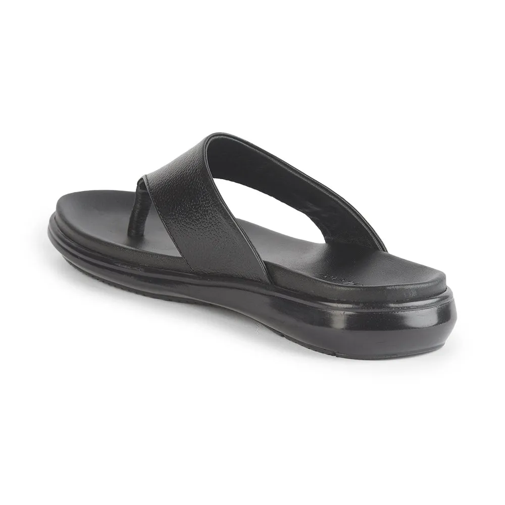 Healers Bequeme Schwarze Hausschuhe Für Herren MDL-05 Von Liberty