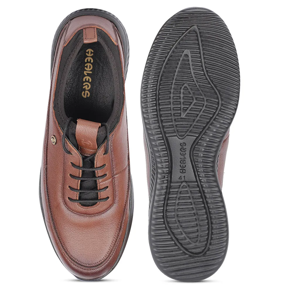 Healers Bequeme Braune Schnürschuhe Für Herren A576-07 Von Liberty