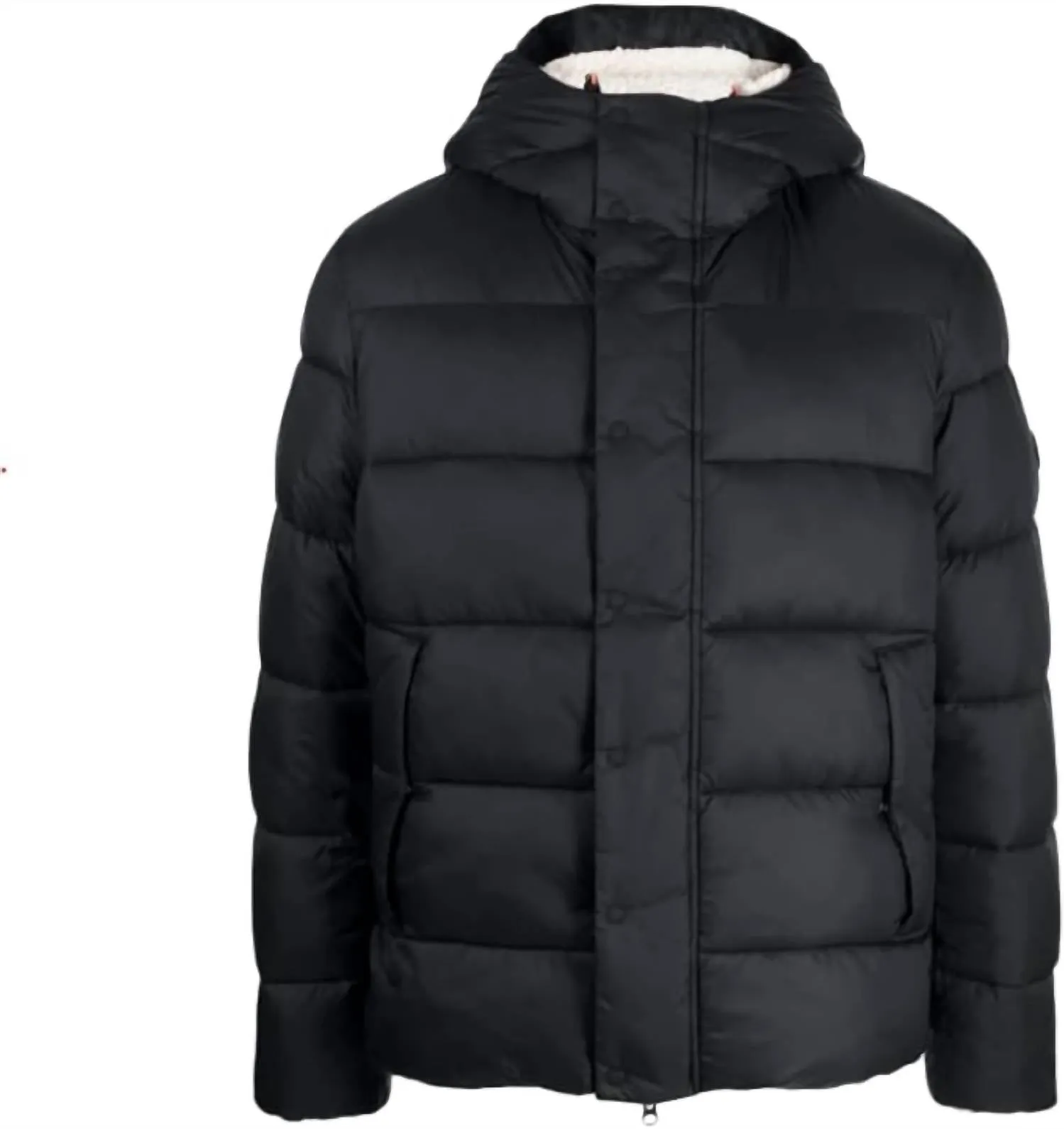 Hemer Schwere Warme Pufferjacke Mit Kapuze In Schwarz
