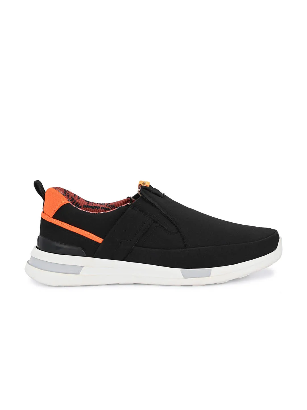 Hitz Herren Schwarze Laufschuhe zum Schlüpfen