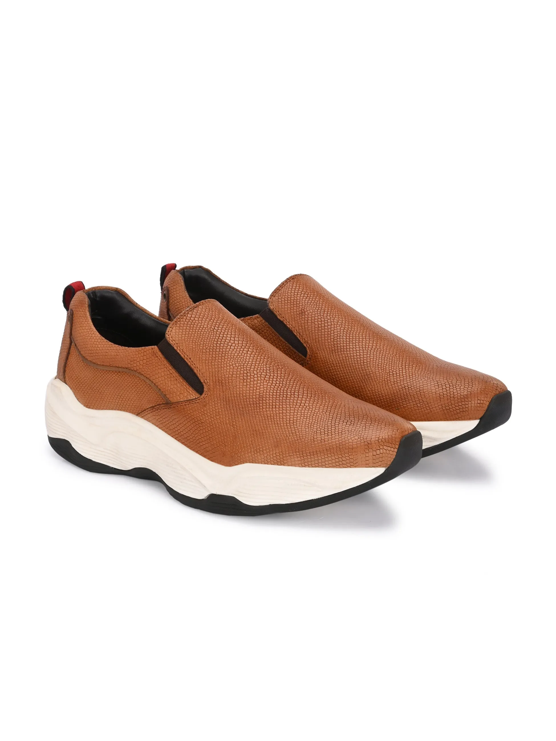 Hitz Herren Casual Schuhe in Braun Leder