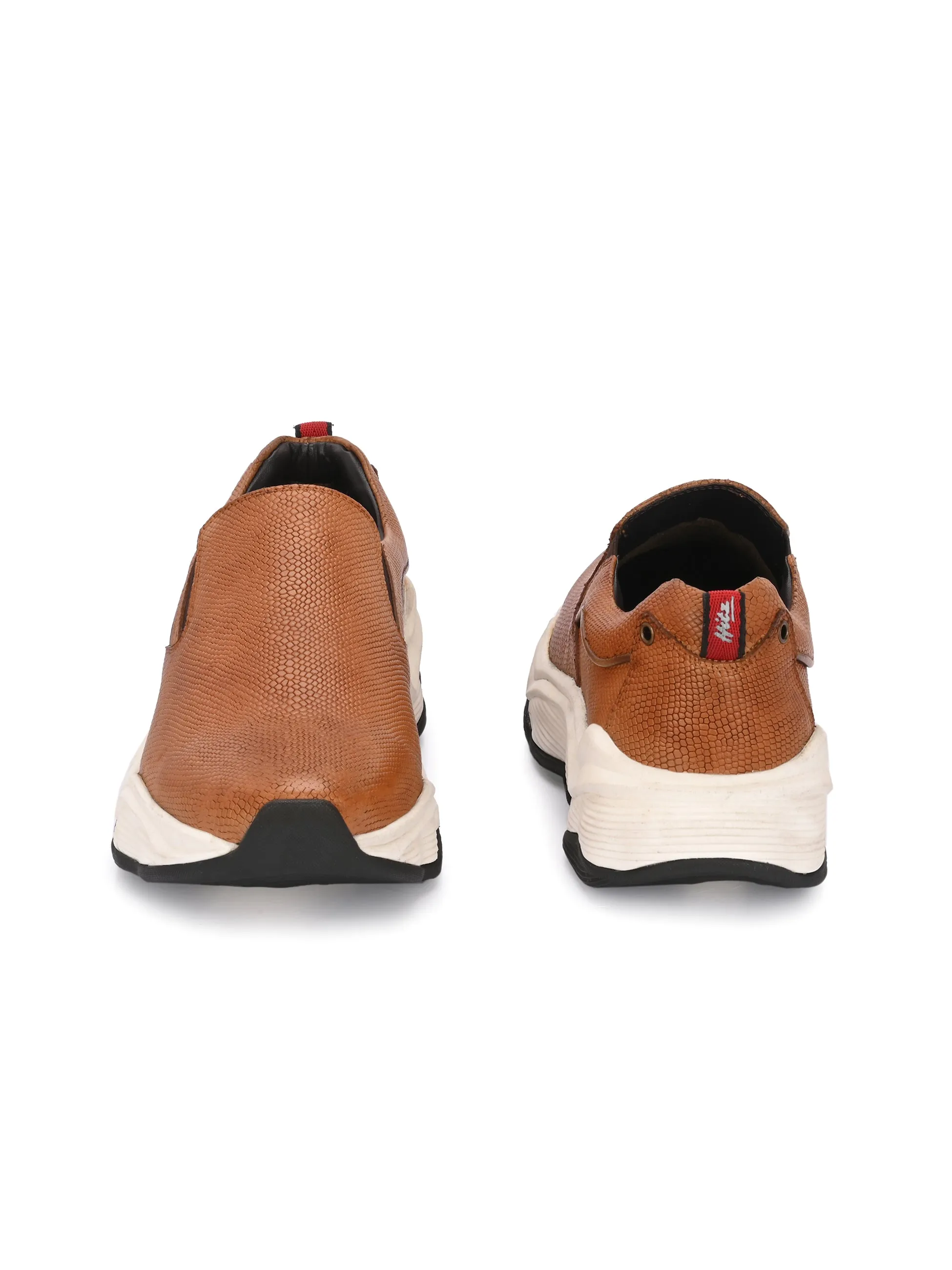 Hitz Herren Casual Schuhe in Braun Leder