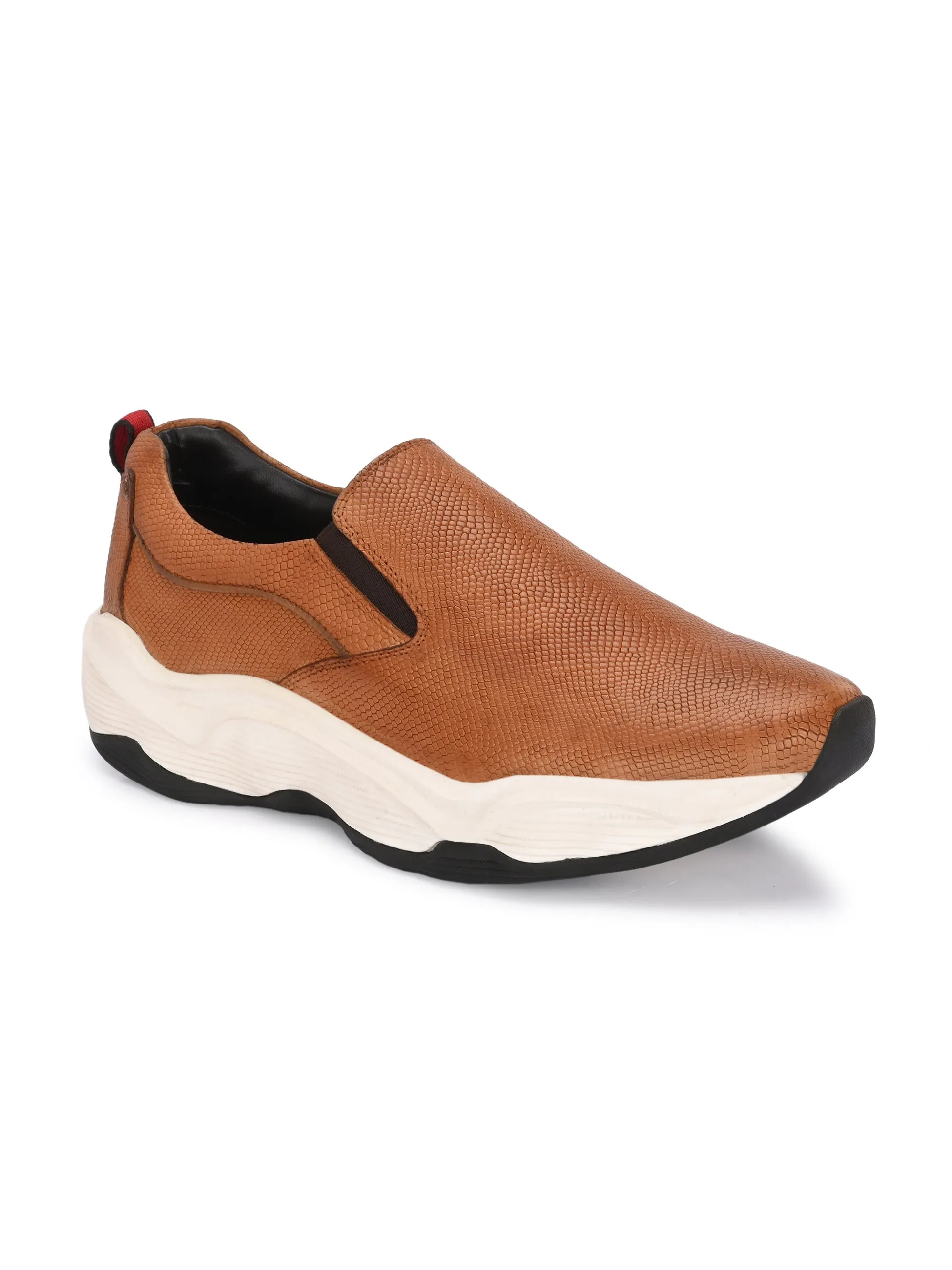 Hitz Herren Casual Schuhe in Braun Leder