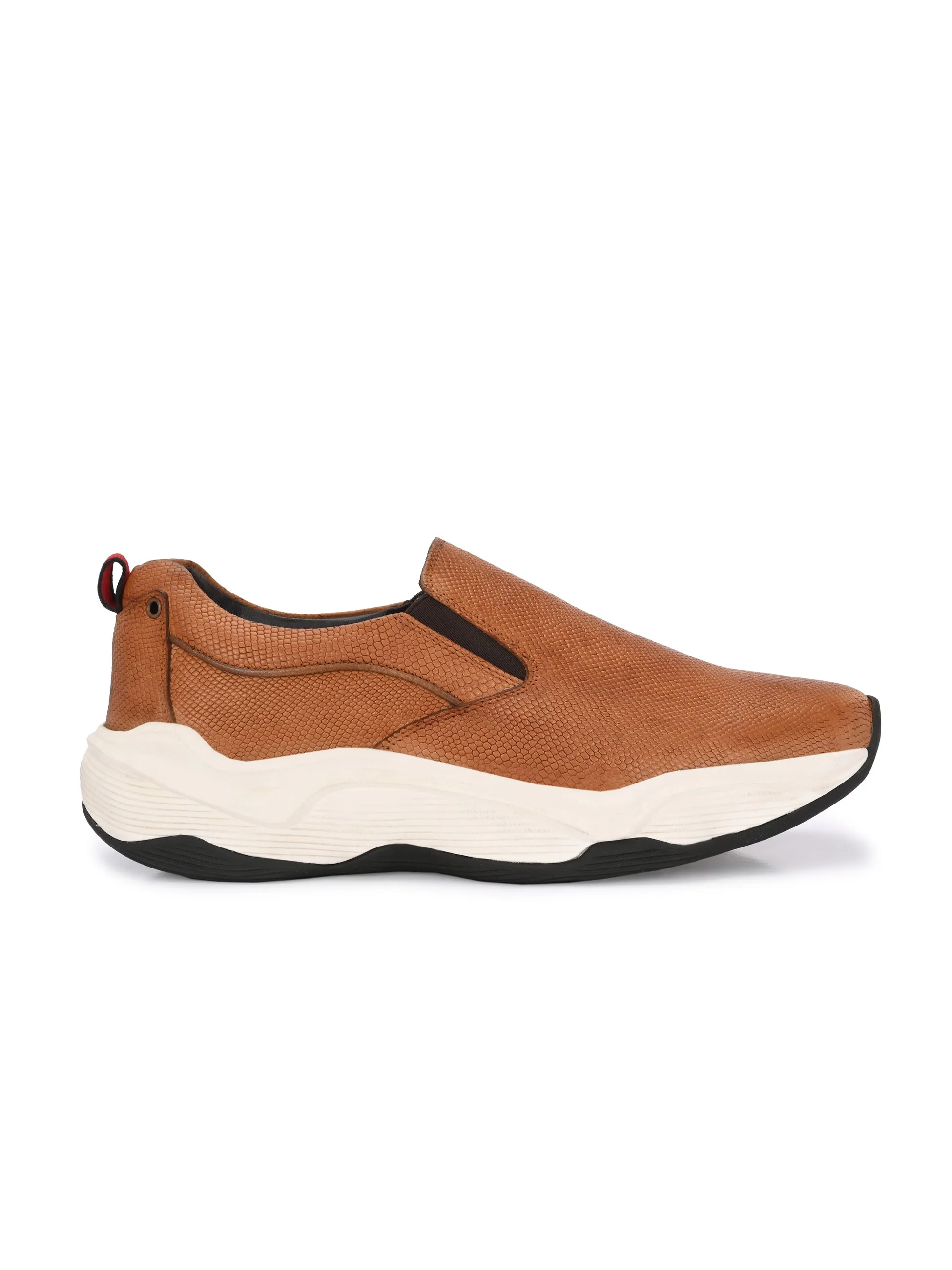 Hitz Herren Casual Schuhe in Braun Leder