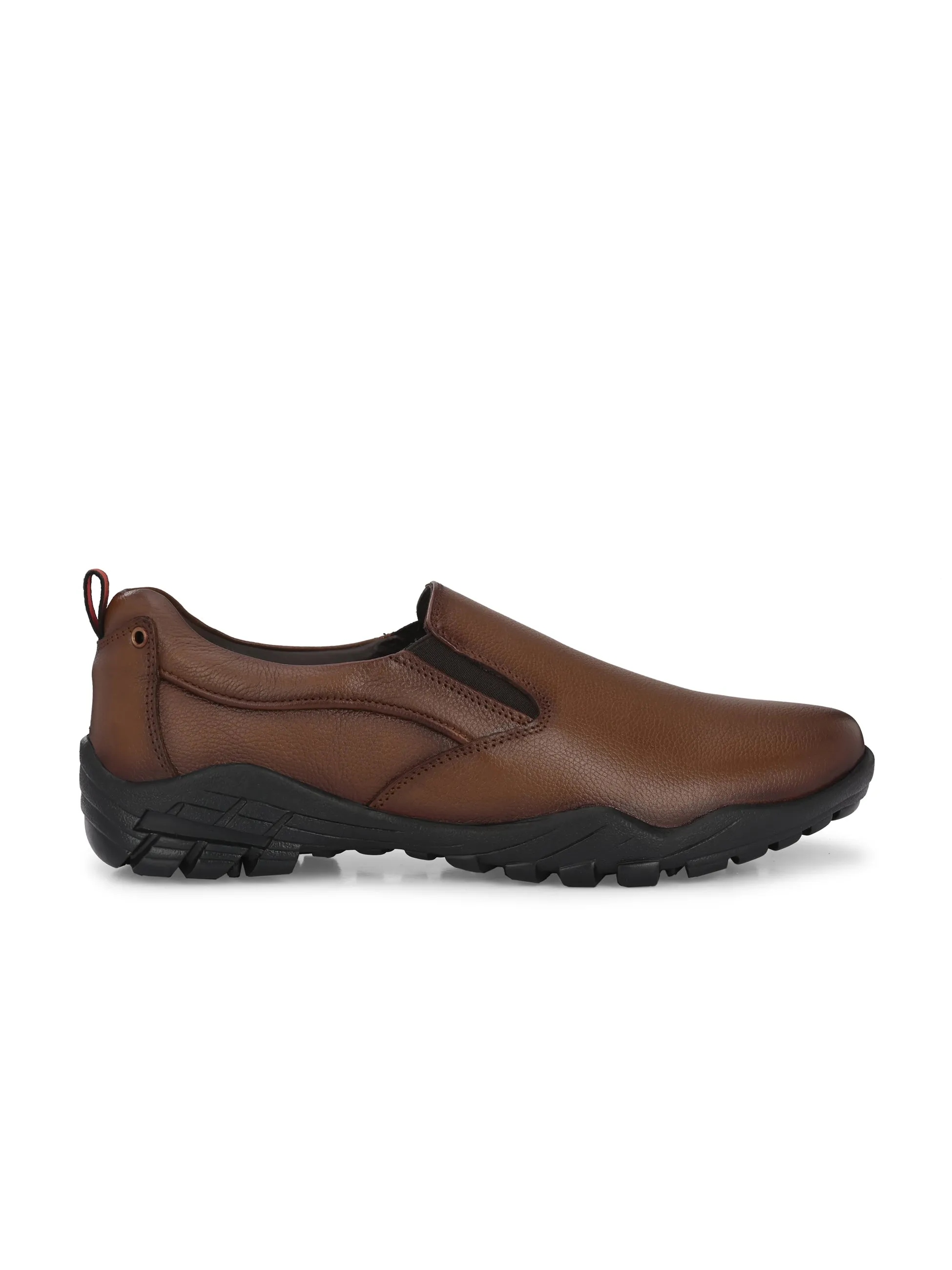 Hitz Herren Lederschlupfschuhe in Braun für formelle Anlässe