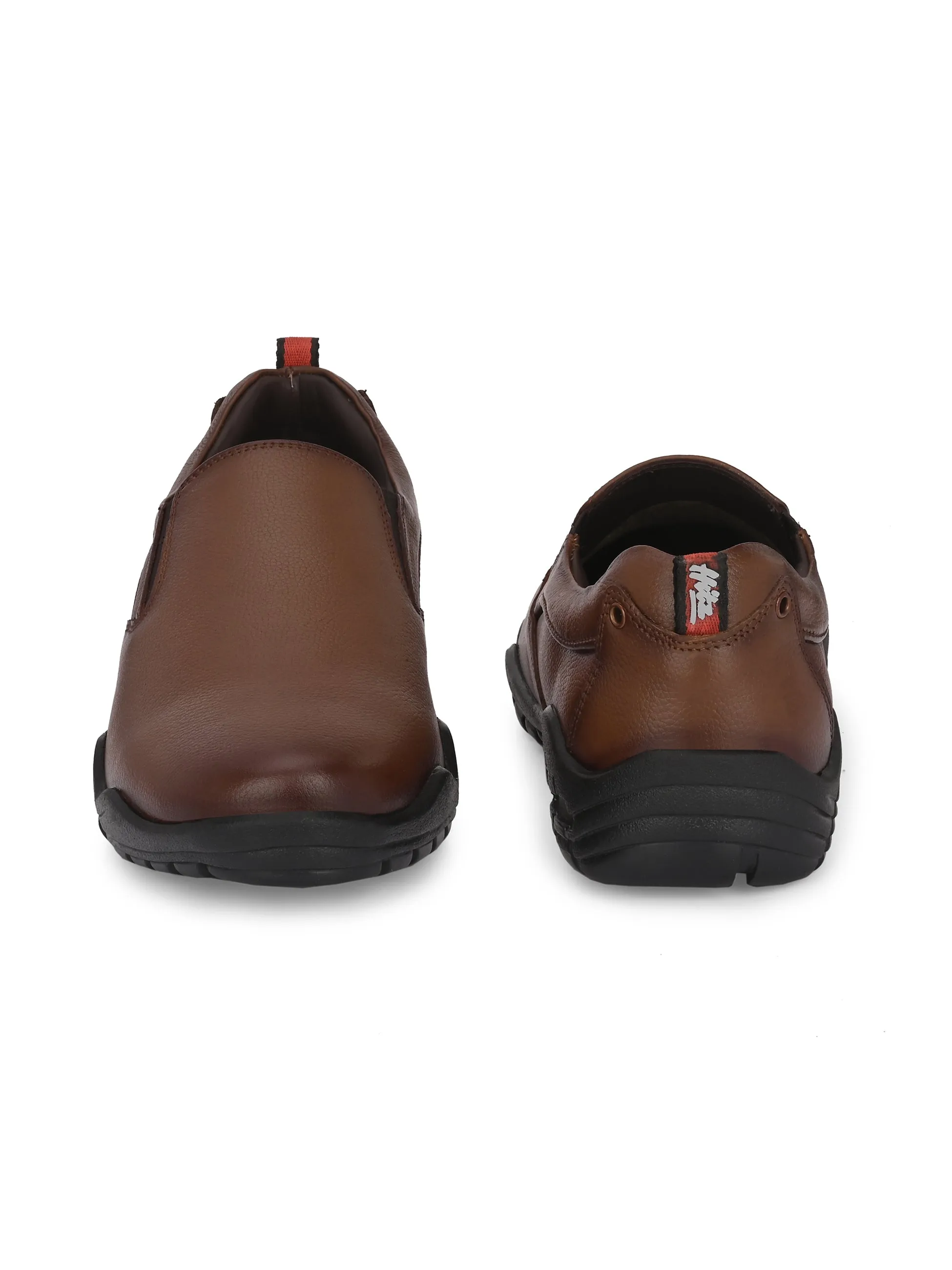 Hitz Herren Lederschlupfschuhe in Braun für formelle Anlässe