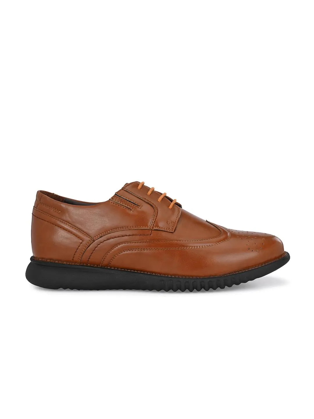 Hitz Herren Synthetik-Schnürschuhe in Beige für den Casual-Look