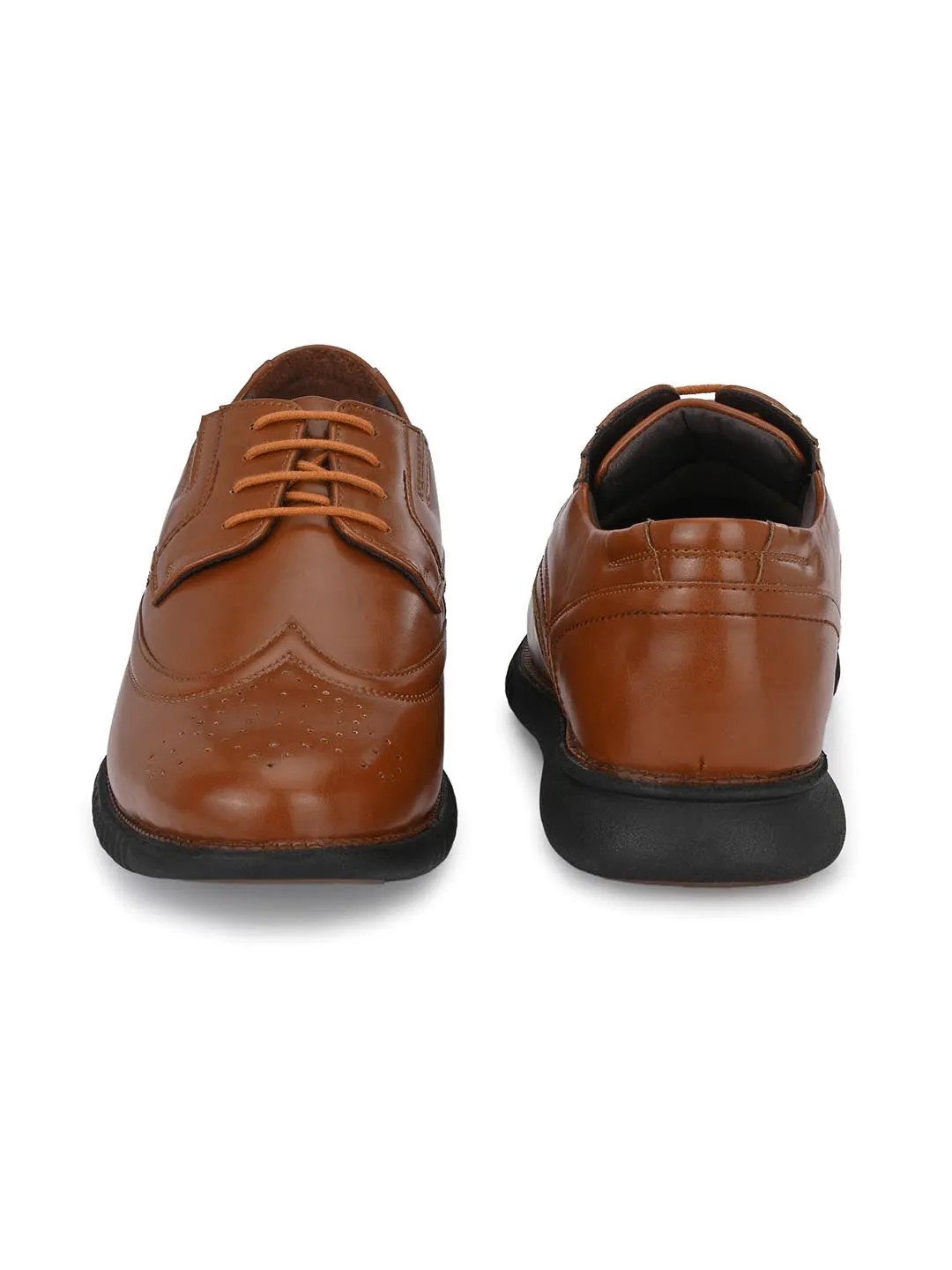 Hitz Herren Synthetik-Schnürschuhe in Beige für den Casual-Look
