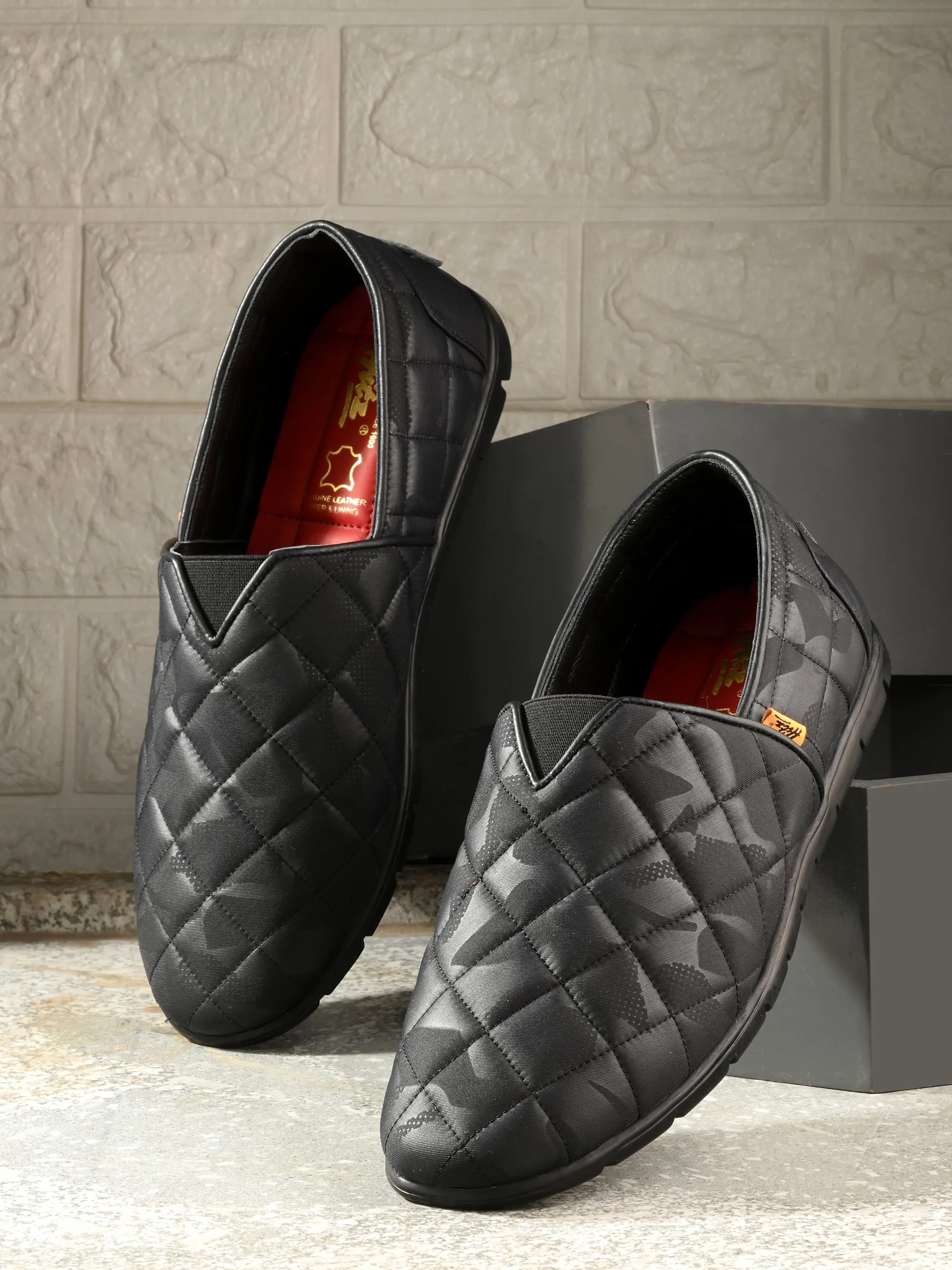 HITZ154-Herren Schwarze Freizeit-Wanderschuhe