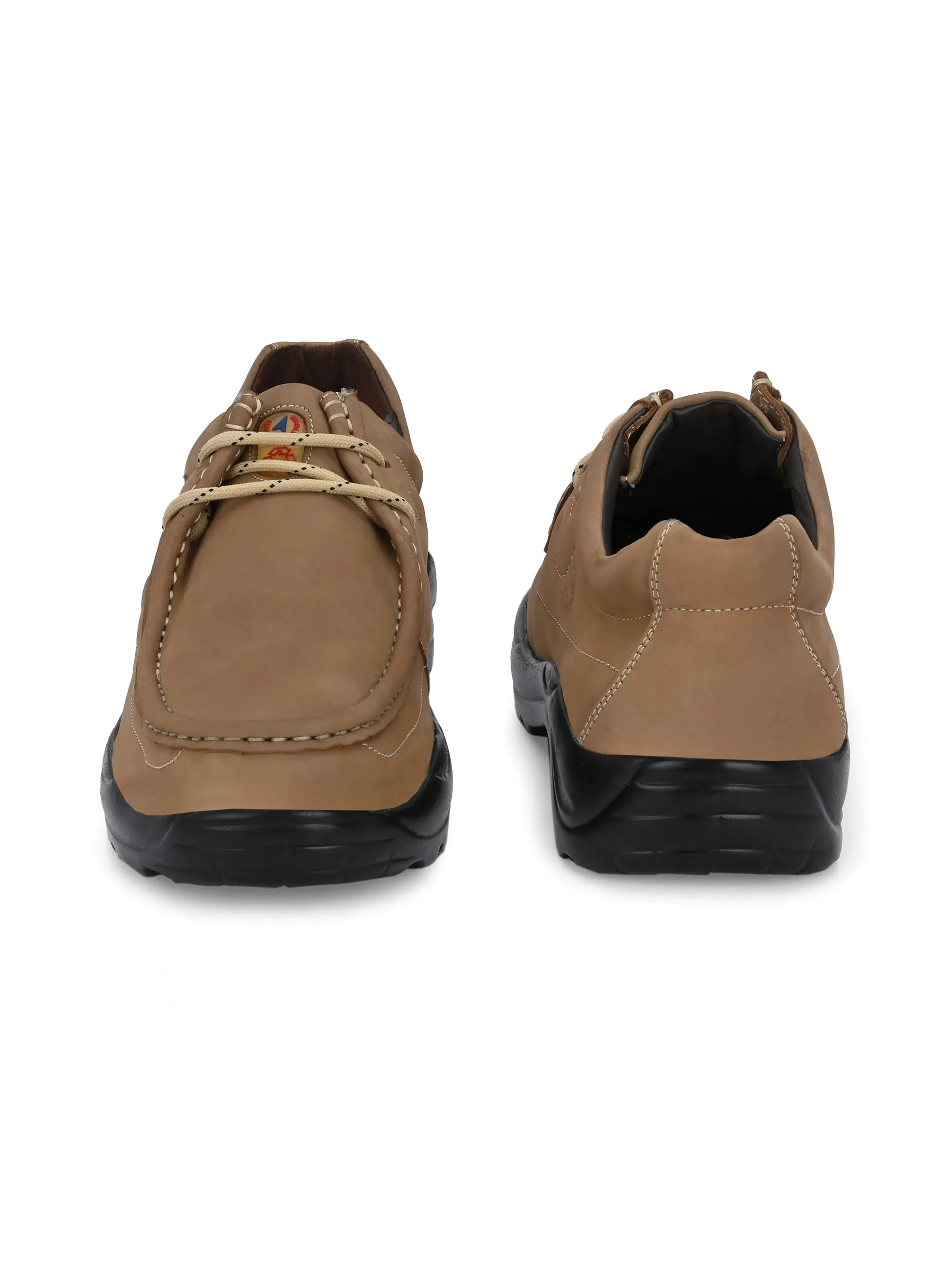 HITZ2651 Herren Cheeku Leder Freizeitschuhe mit Schnürung