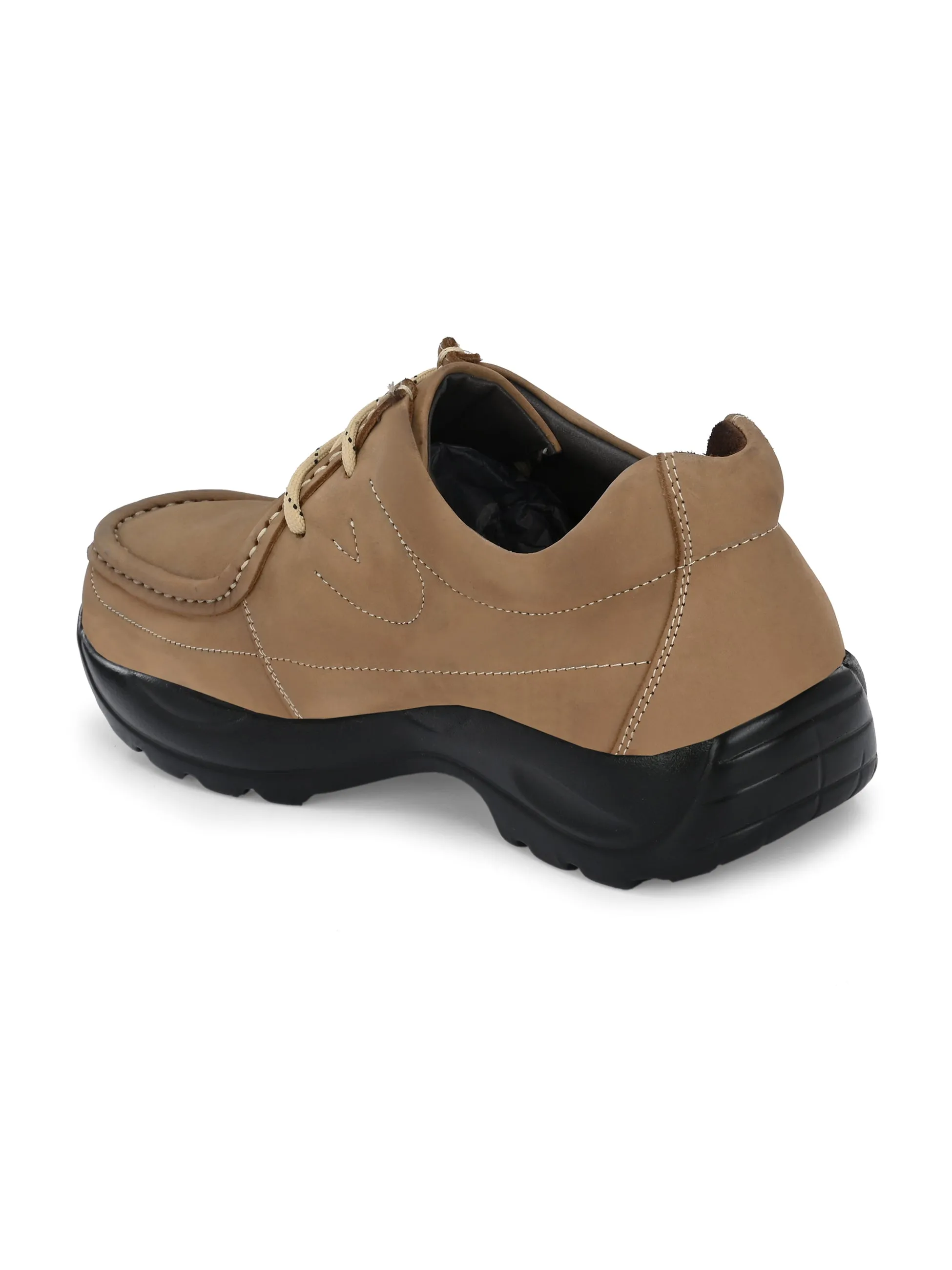 HITZ2651 Herren Cheeku Leder Freizeitschuhe mit Schnürung