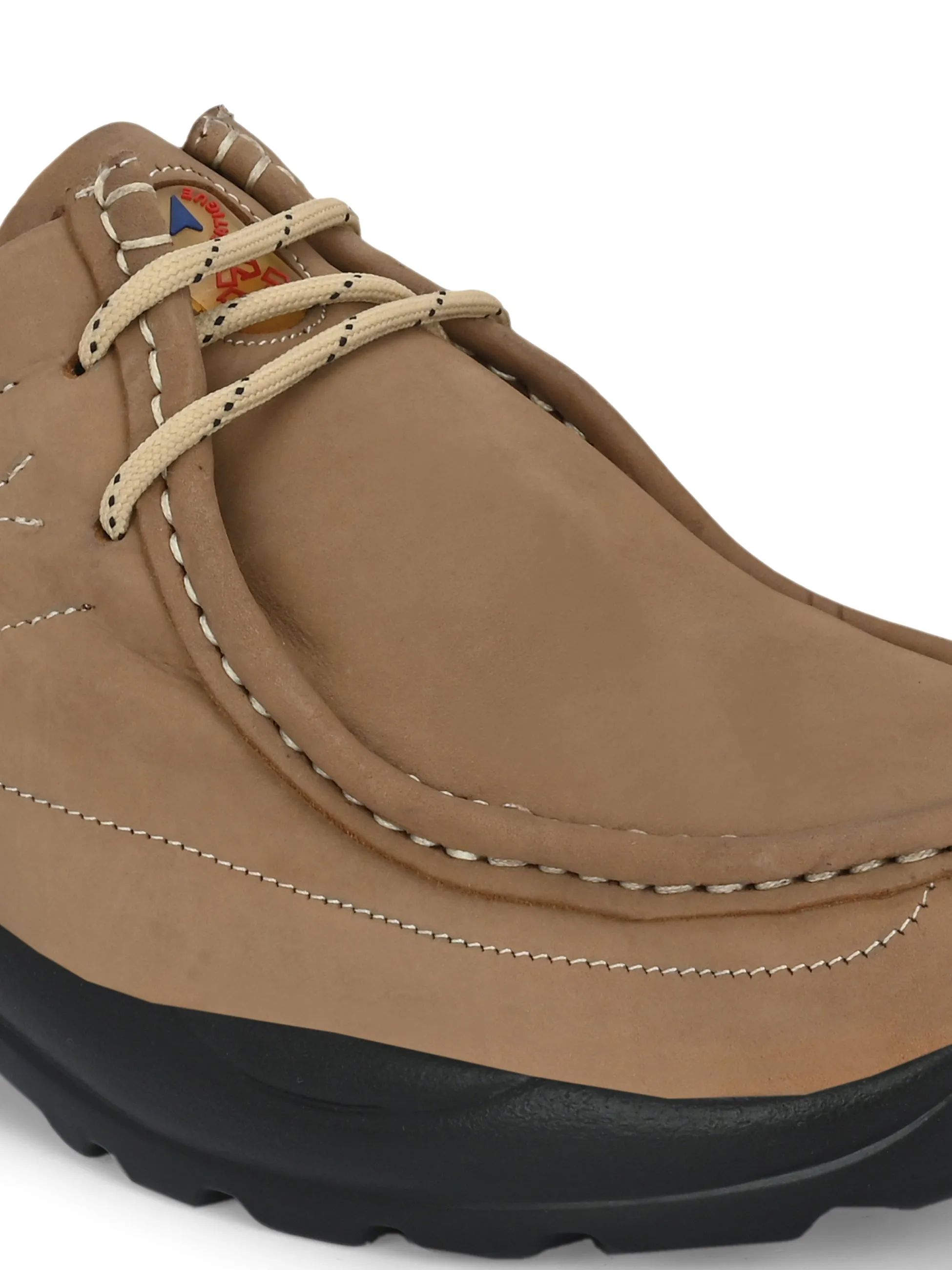 HITZ2651 Herren Cheeku Leder Freizeitschuhe mit Schnürung