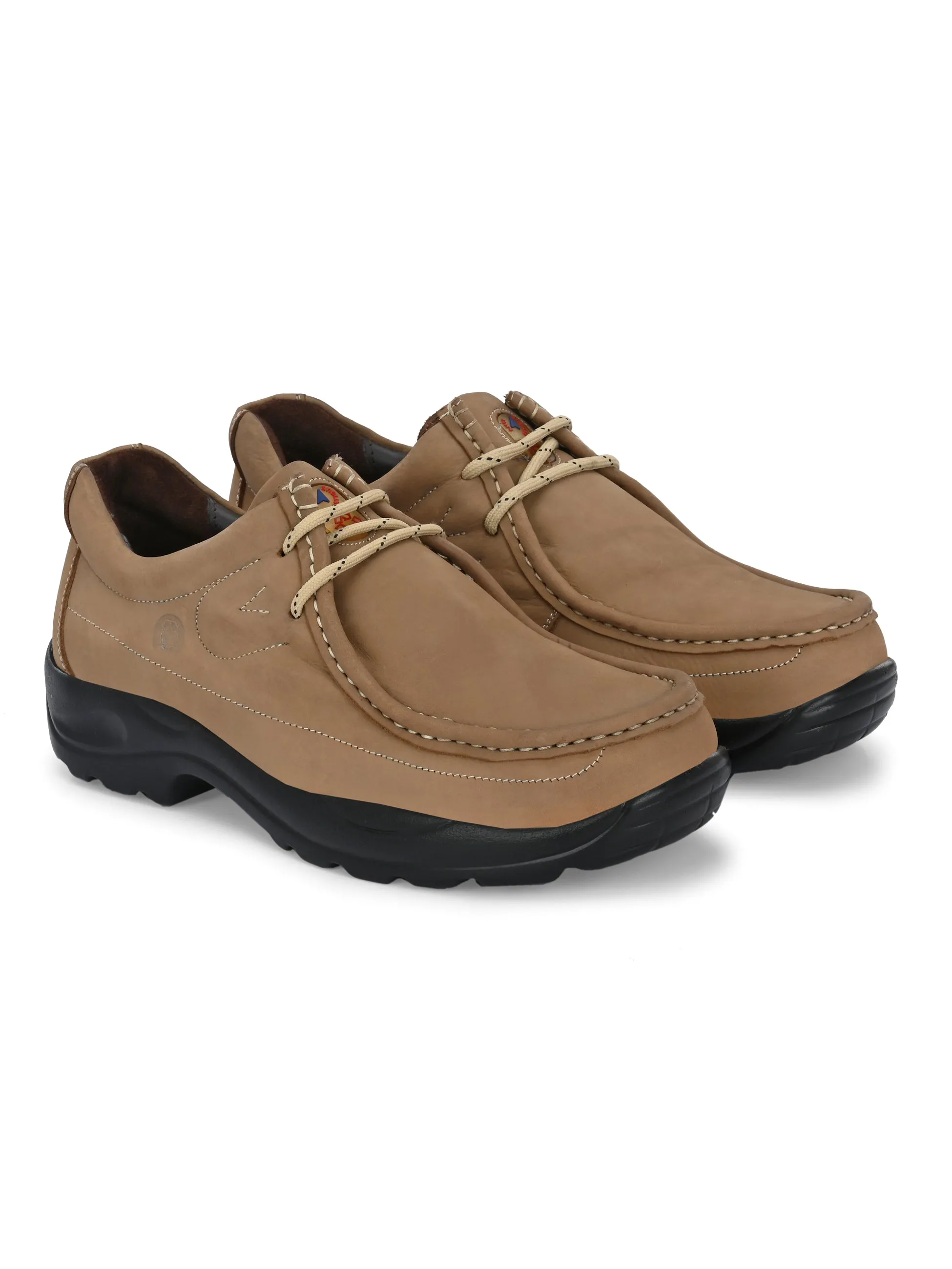 HITZ2651 Herren Cheeku Leder Freizeitschuhe mit Schnürung