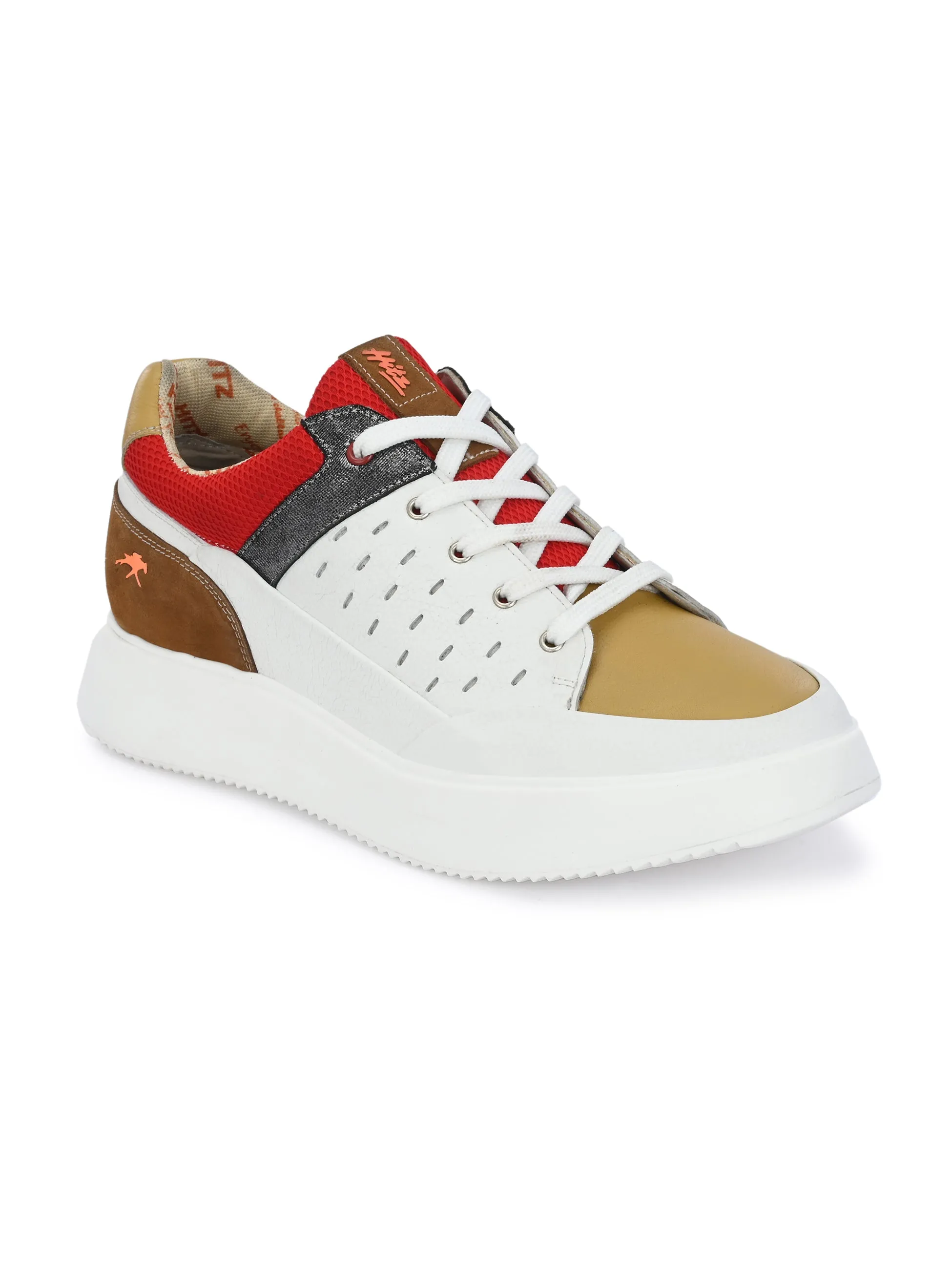HITZ301 - Weiße Herren-Casual-Laufschuhe