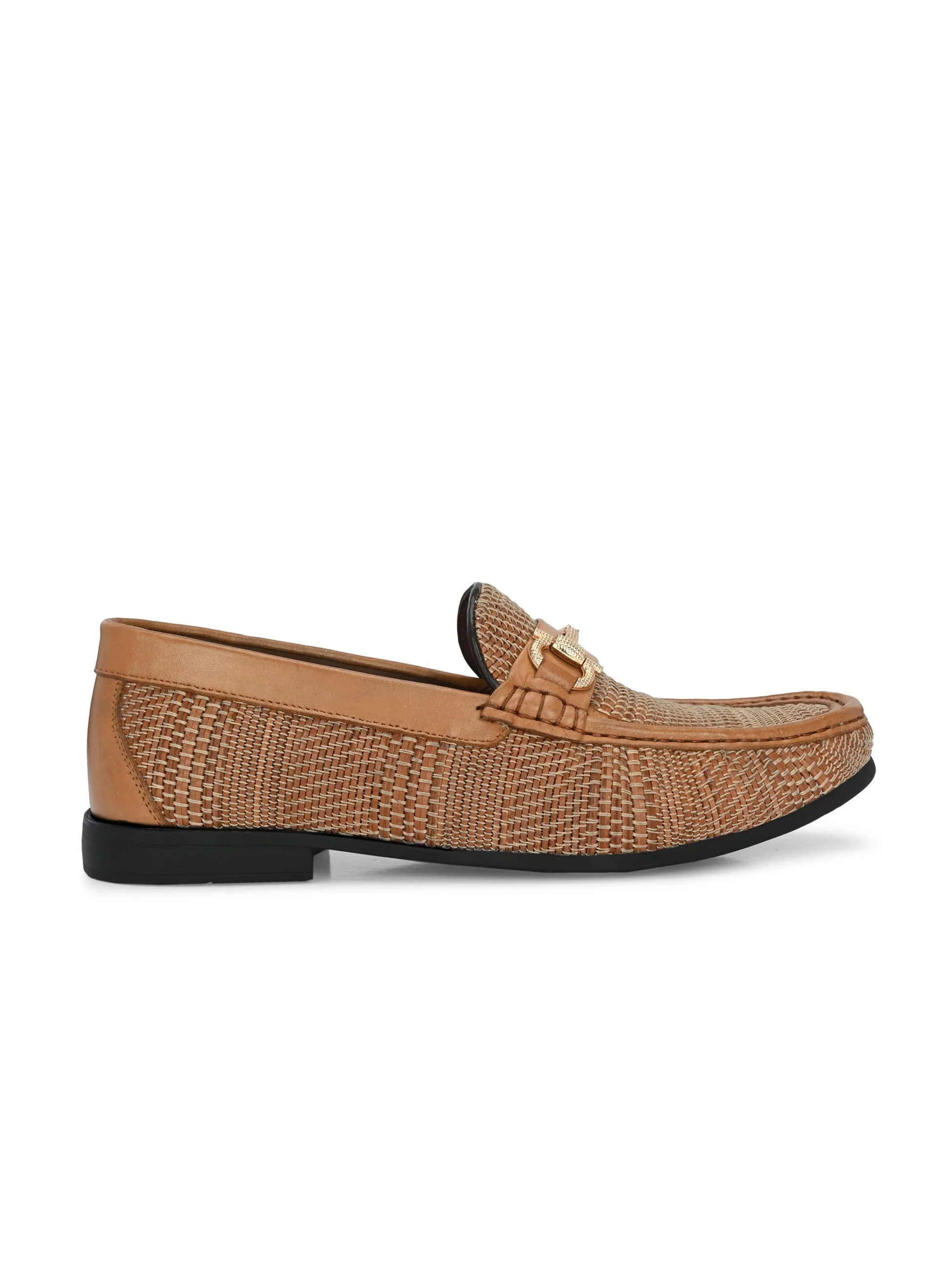 HITZ5342 - Herren Loafer aus braunem Leder für den Casual-Look