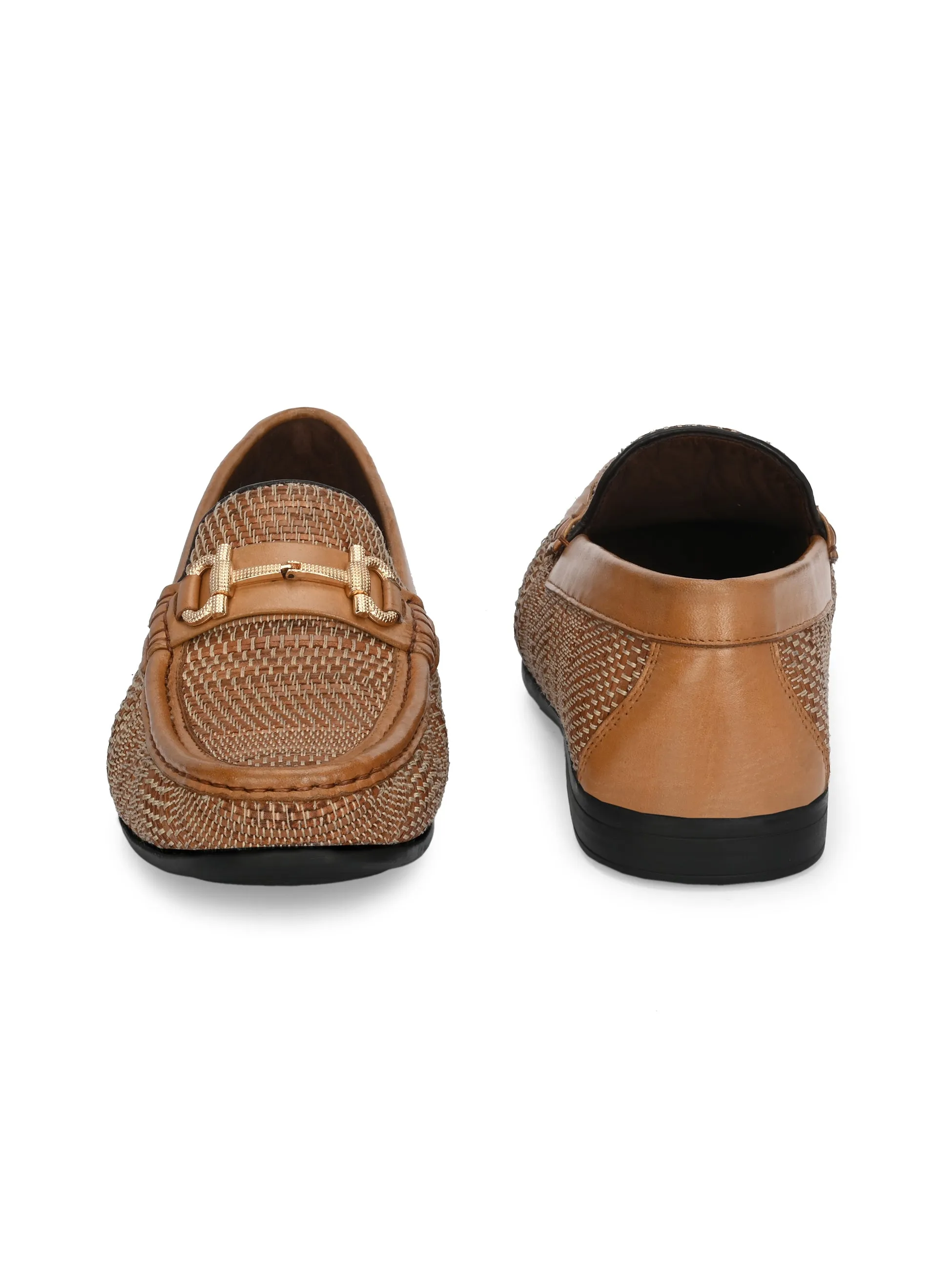 HITZ5342 - Herren Loafer aus braunem Leder für den Casual-Look