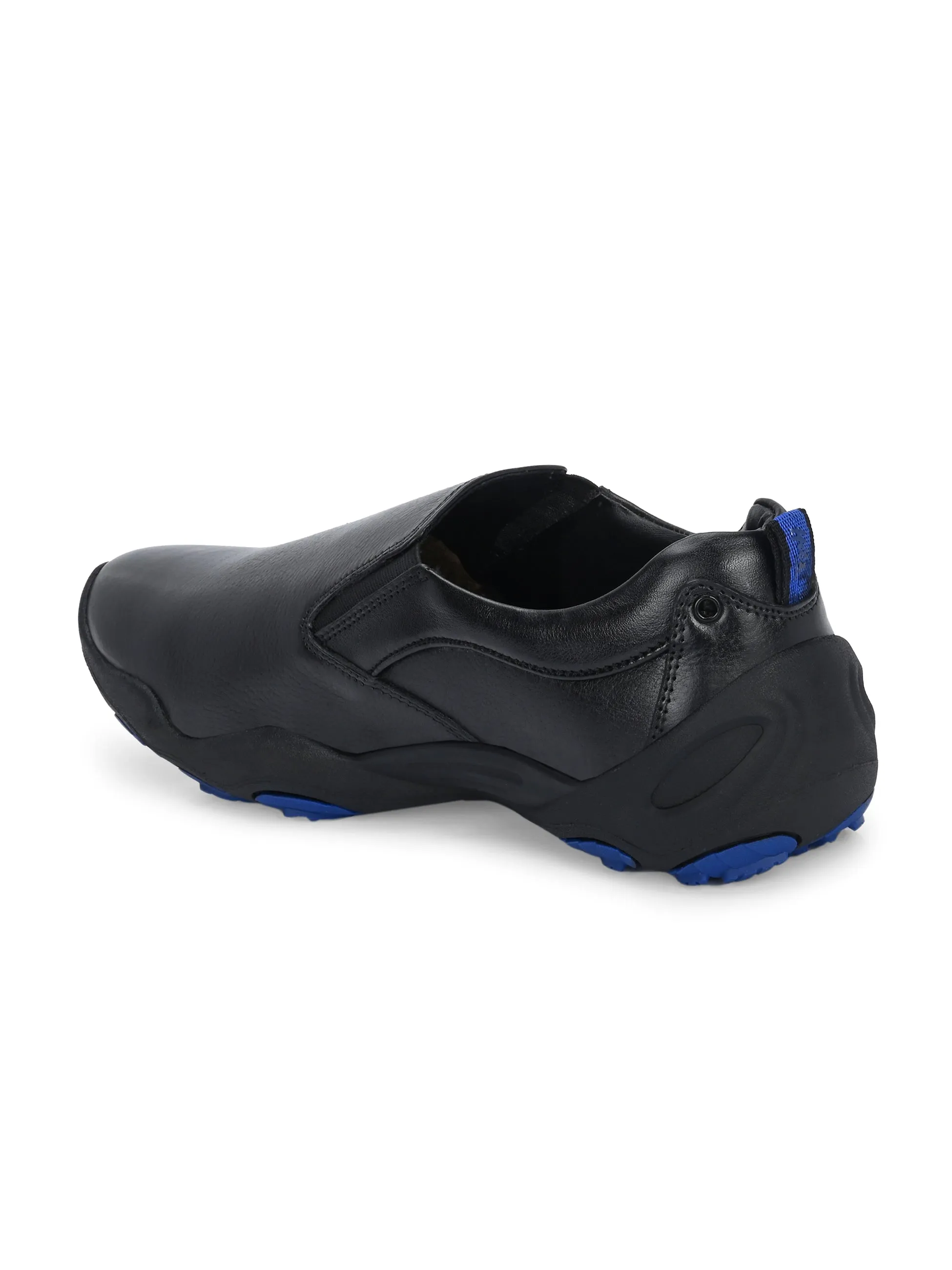HITZS_55 Herren-Lederschuhe in Schwarz