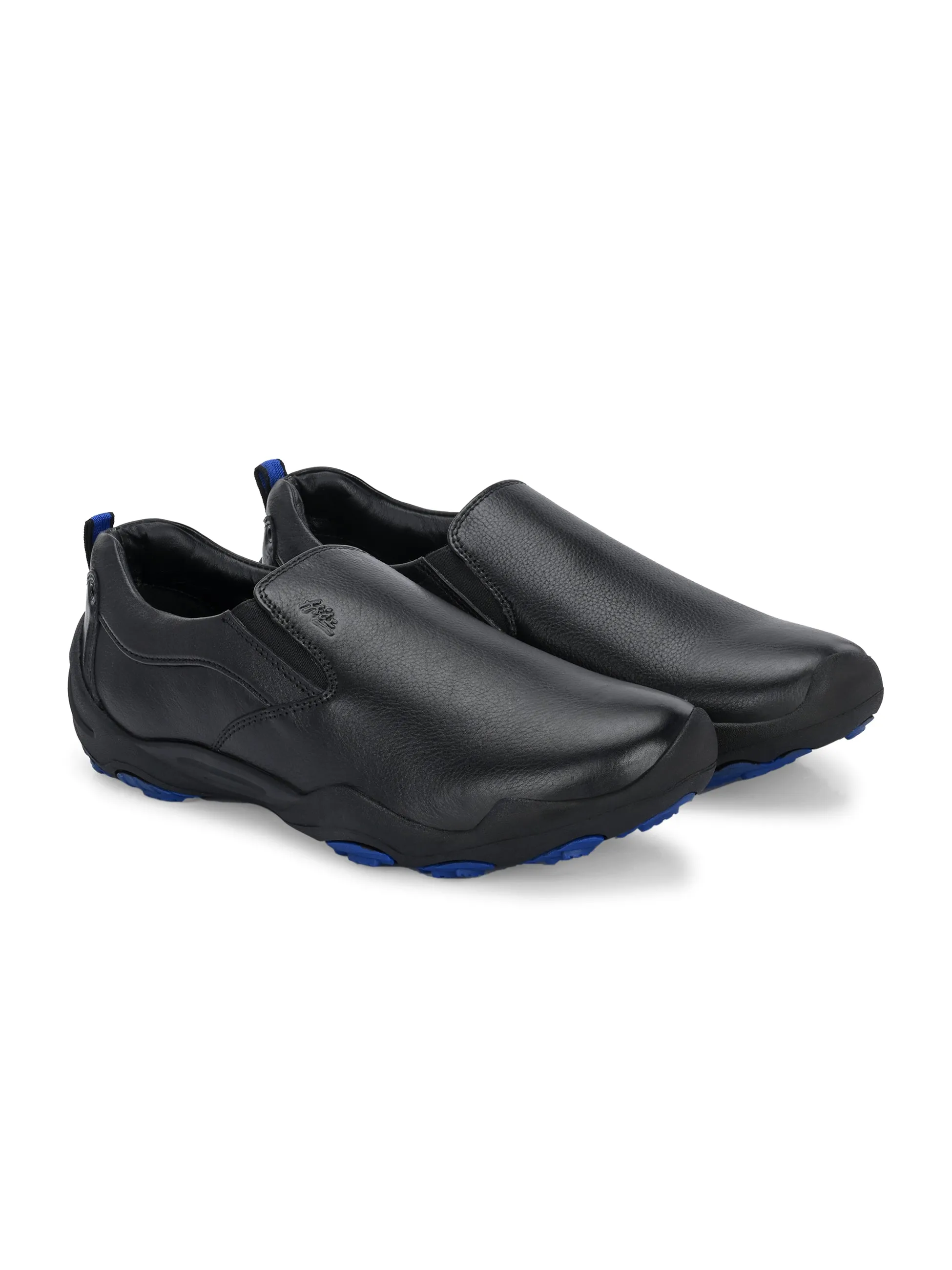 HITZS_55 Herren-Lederschuhe in Schwarz