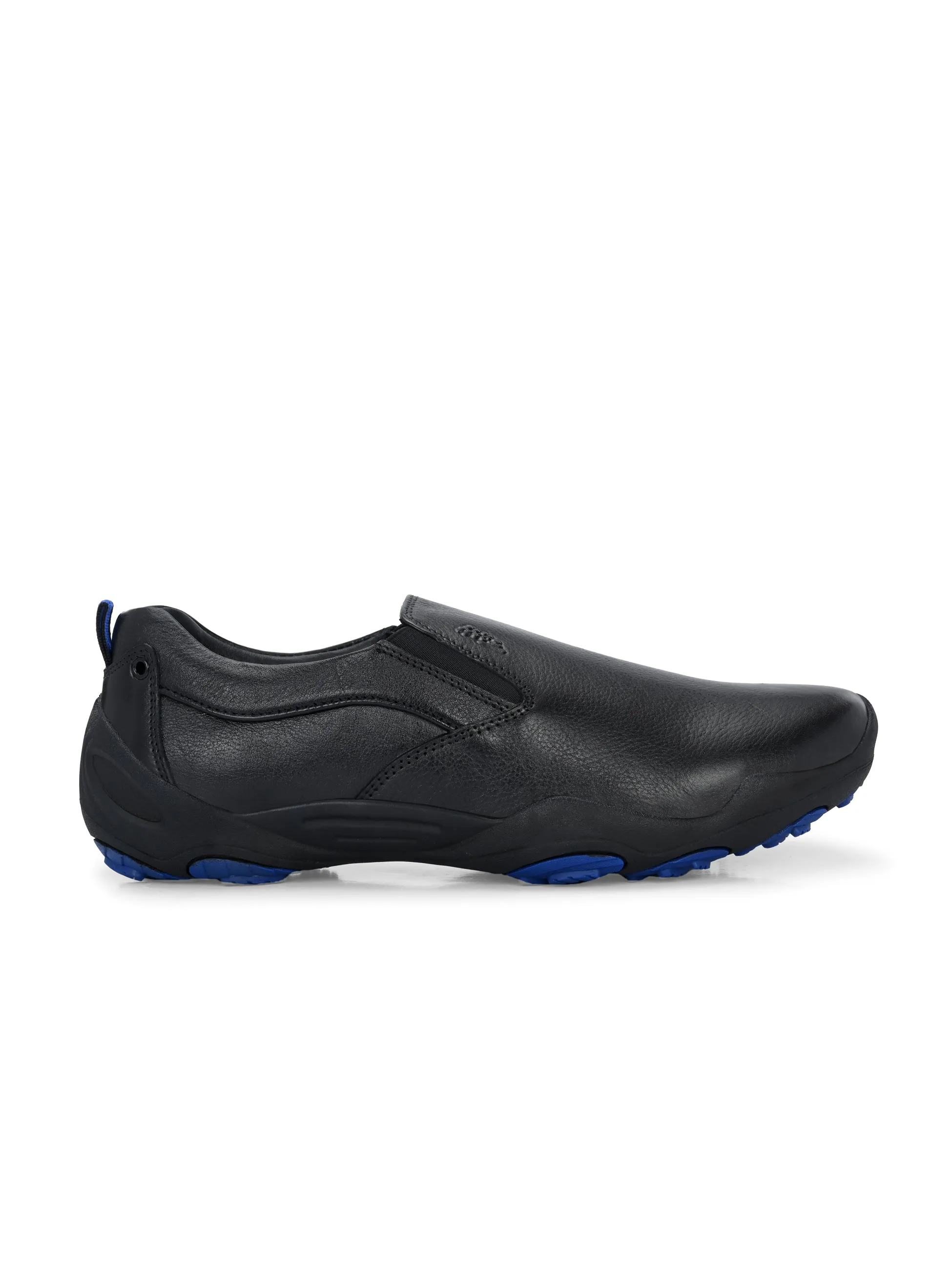 HITZS_55 Herren-Lederschuhe in Schwarz