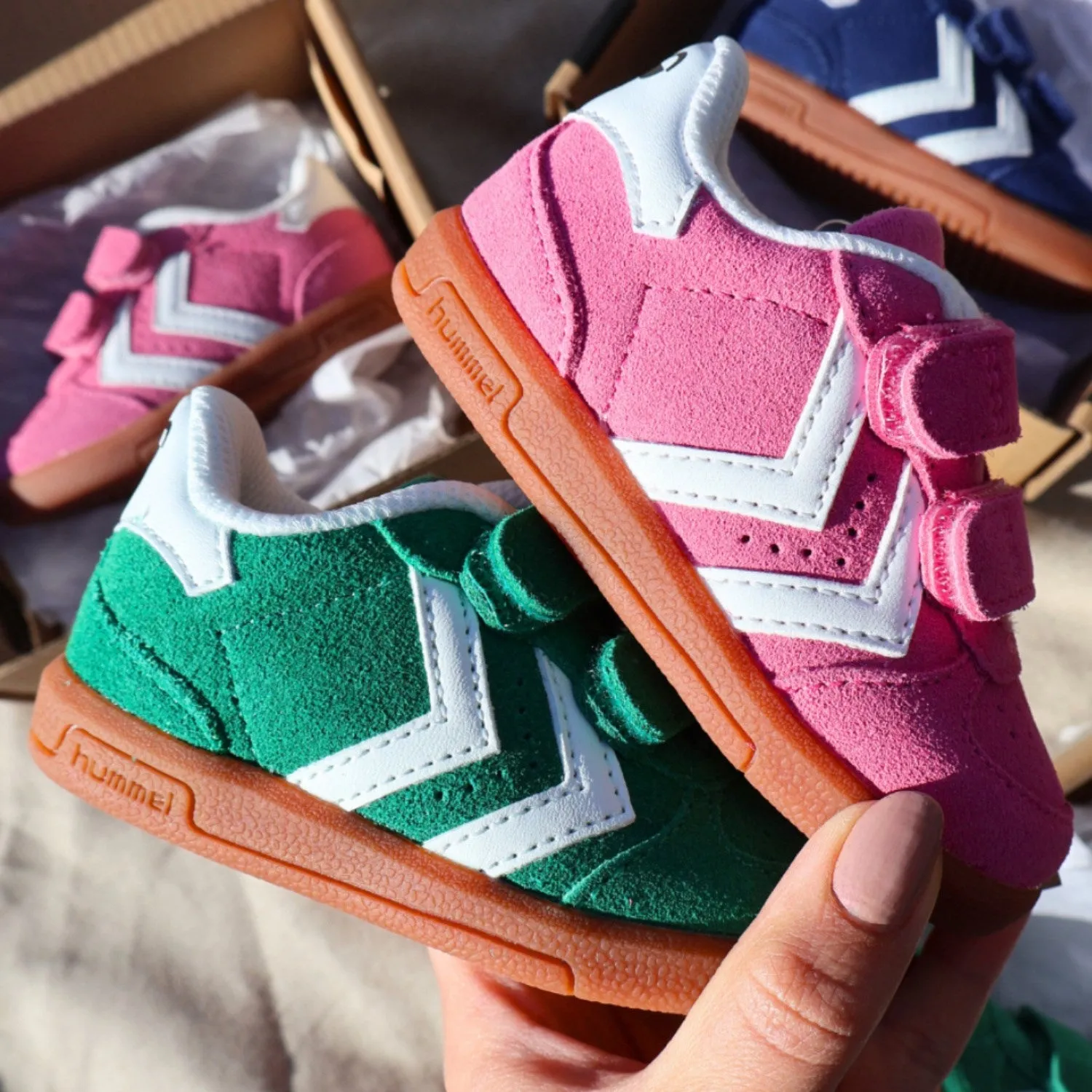 Hummel Pepper Green Victory Wildleder Ii Low Sneakers Hummel