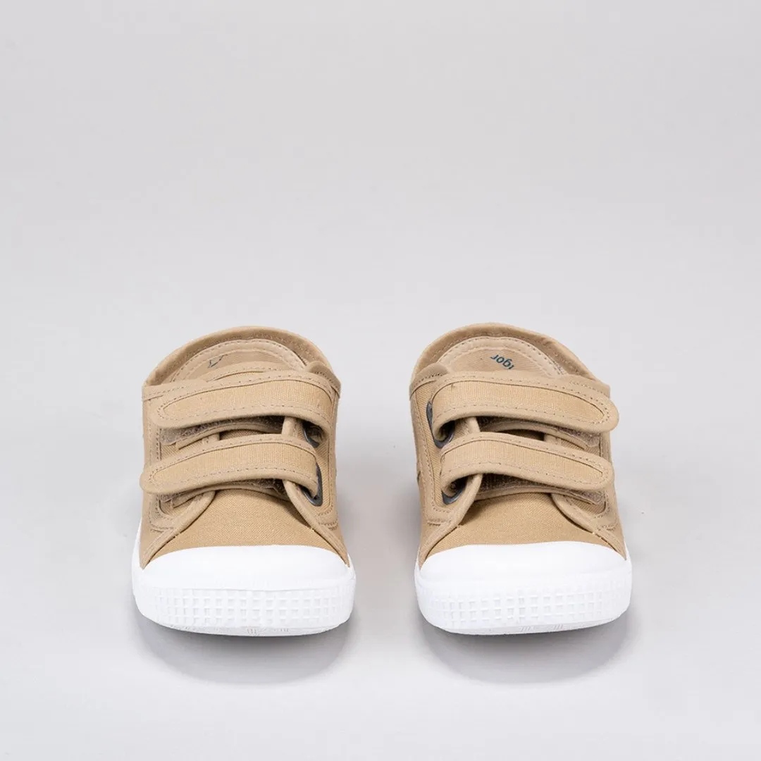 Igor: Berri Klettverschluss-Sneaker - Beige
