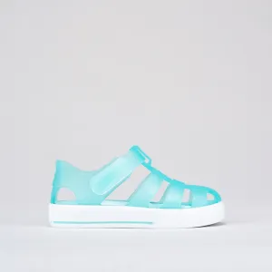 Igor: Sternen-Gelee-Sandalen - Aguamarina