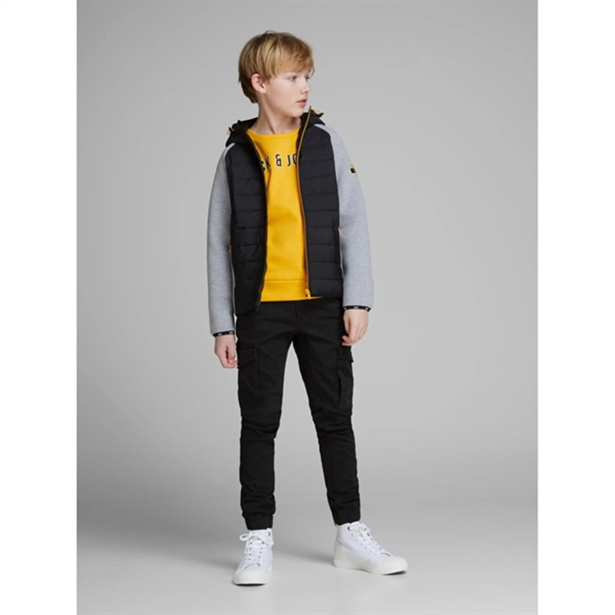 Jack & Jones Junior Black Paul Flake Hose 542 Noos Jack Jones Junior
