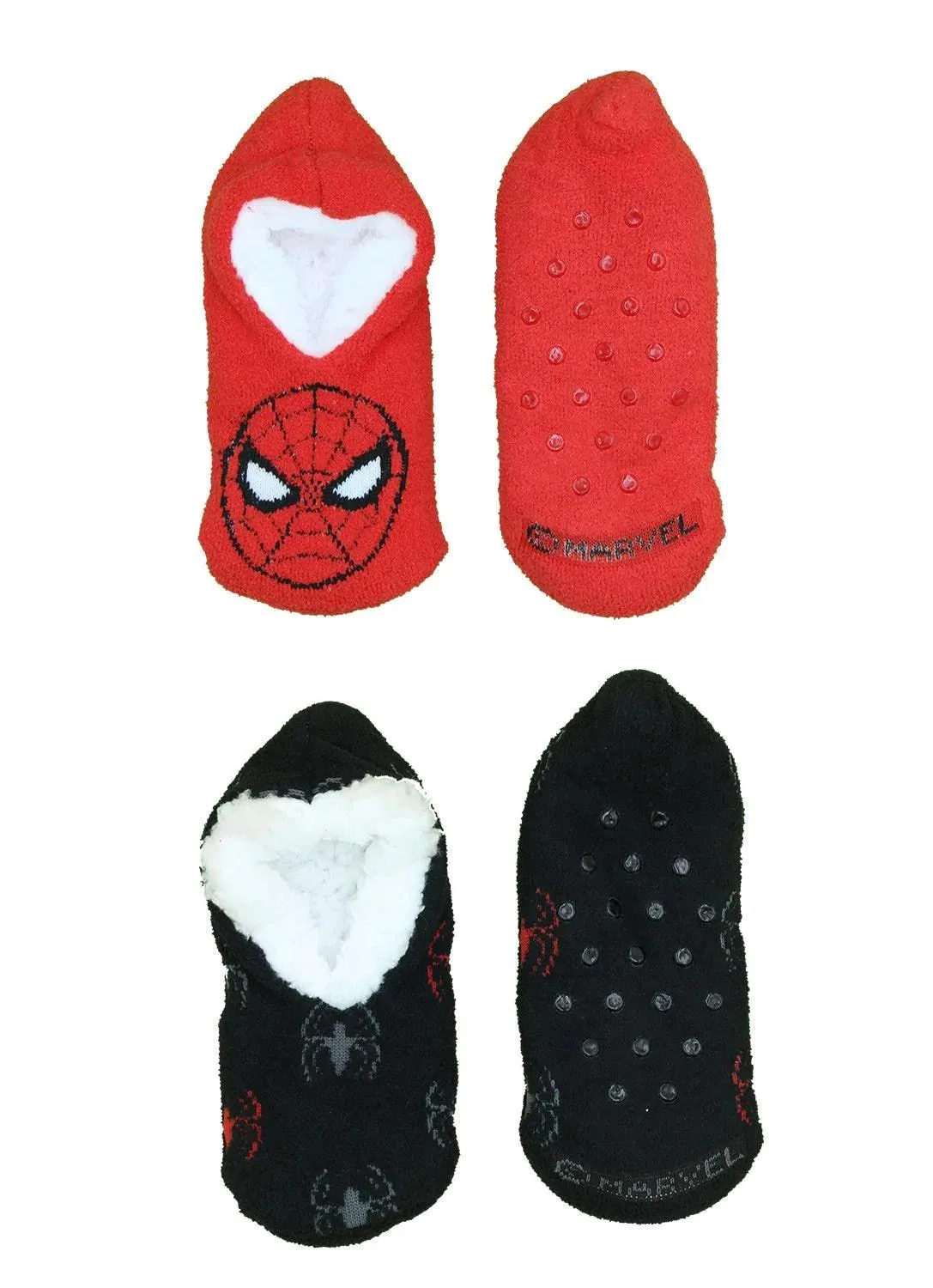 Jellifish Boys Spider-Man Pantoffelsocken - 2er Pack Babykids Jellifish Kinder