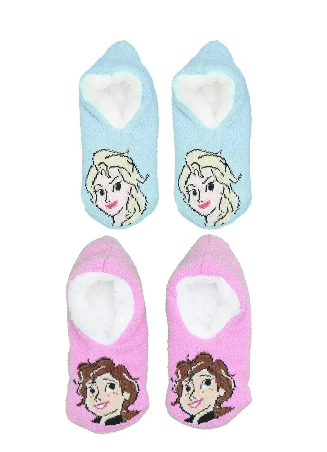 Jellifish Mädchen Gefütterte Hausschuhe Socken - 2er Pack Baby Kinder Jellifish Kids