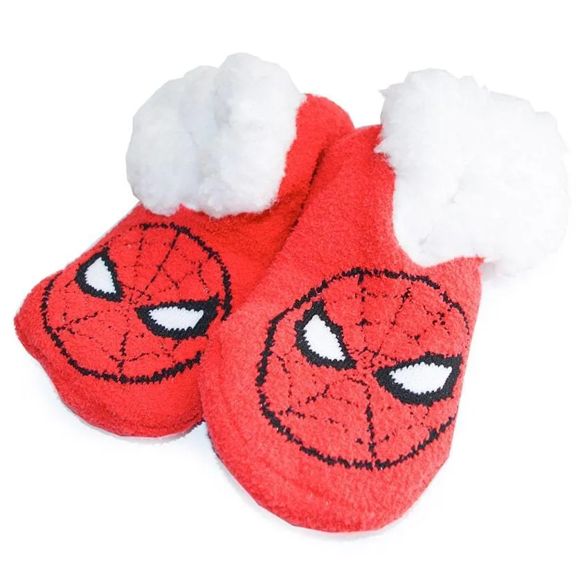 Jellifish Kids Superhelden Anti-Rutsch Sherpa Pantoffelsocken - 1 Paar Babykids Jellifish Kids