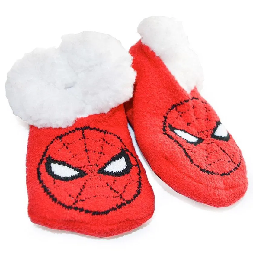 Jellifish Kids Superhelden Anti-Rutsch Sherpa Pantoffelsocken - 1 Paar Babykids Jellifish Kids