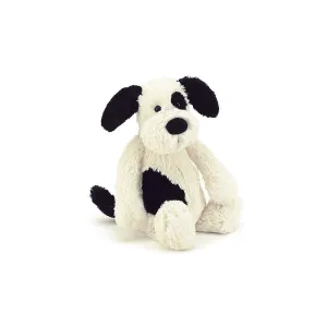 Jellycat schüchterner schwarz-cremer Welpe klein