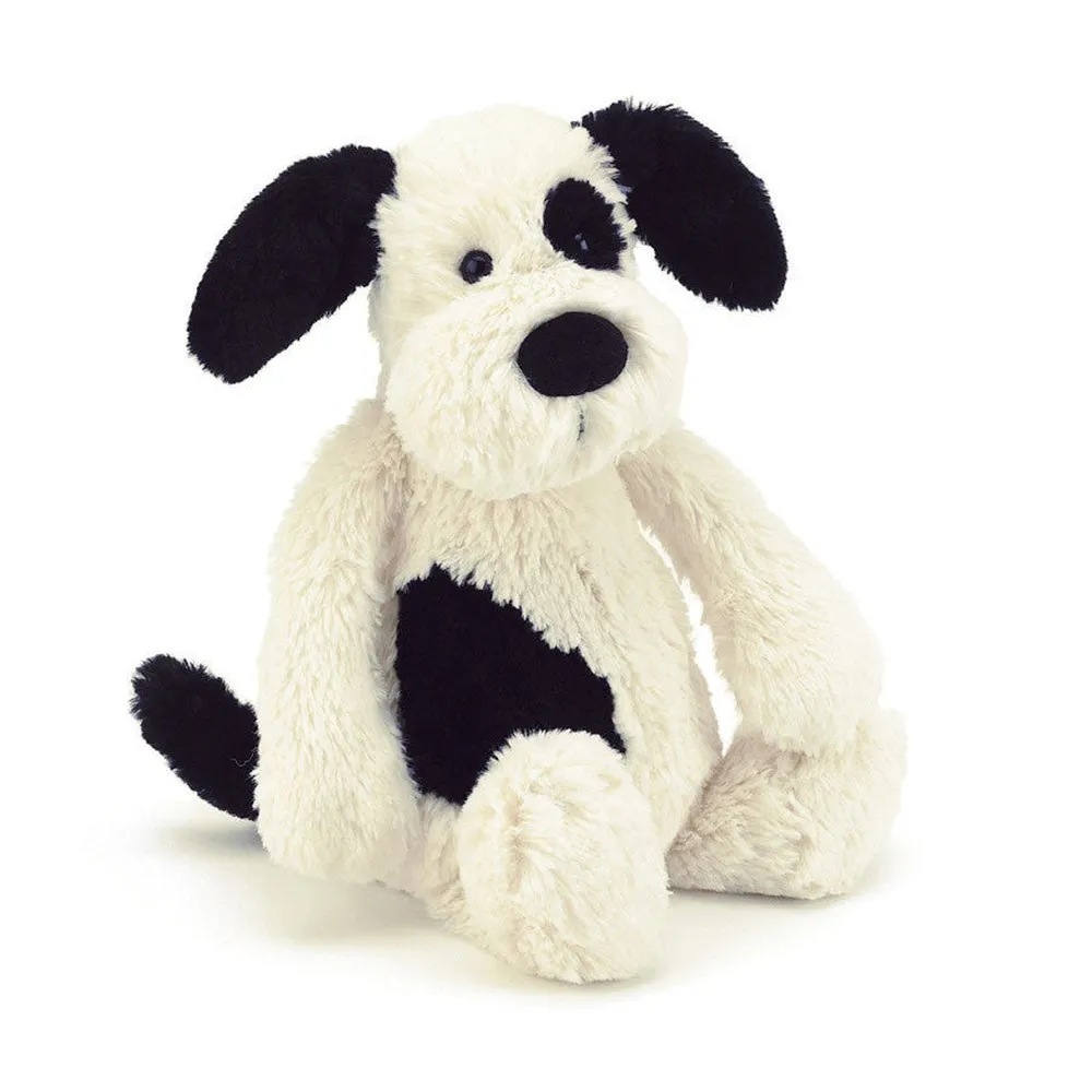 Jellycat schüchterner schwarz & creme Welpe original