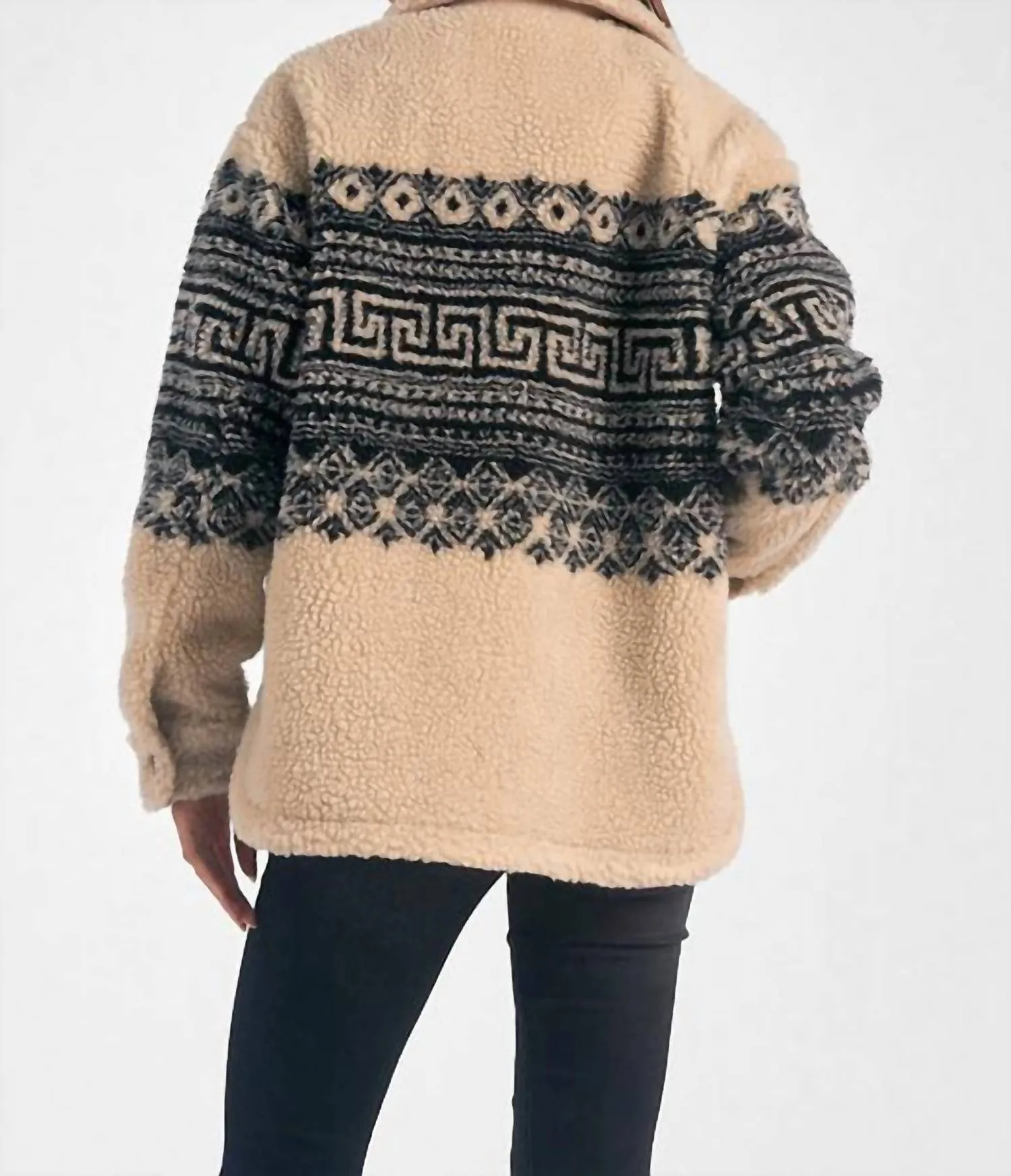 Jones Sherpa Mantel in Mehrfarbig