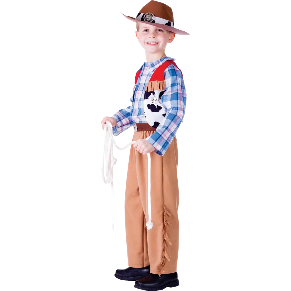 Junior Cowboy Kostüm - Kinder Babykids_Verkleiden-Amerika