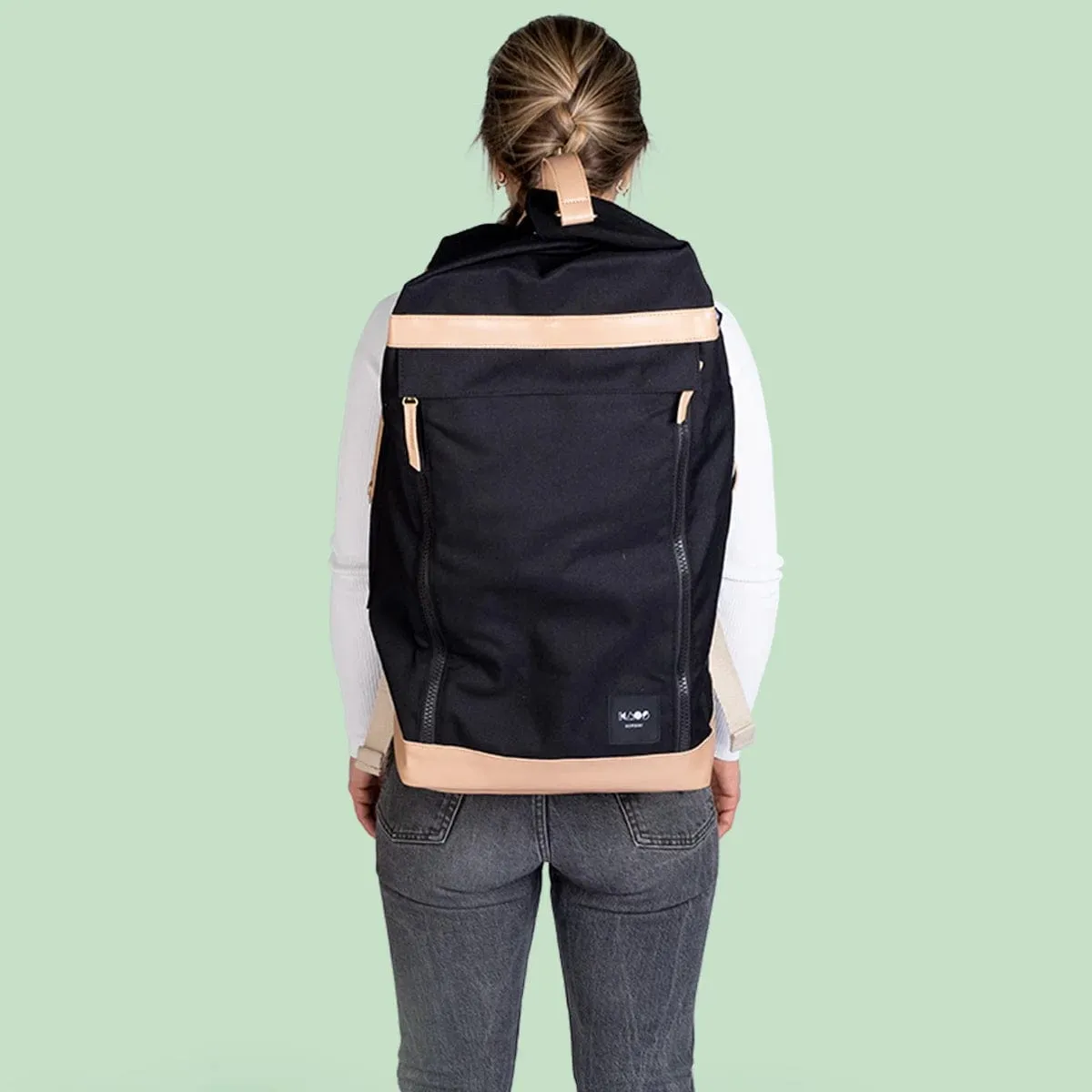 KAOS Ransel Weekendtasche - Klassisches Schwarz