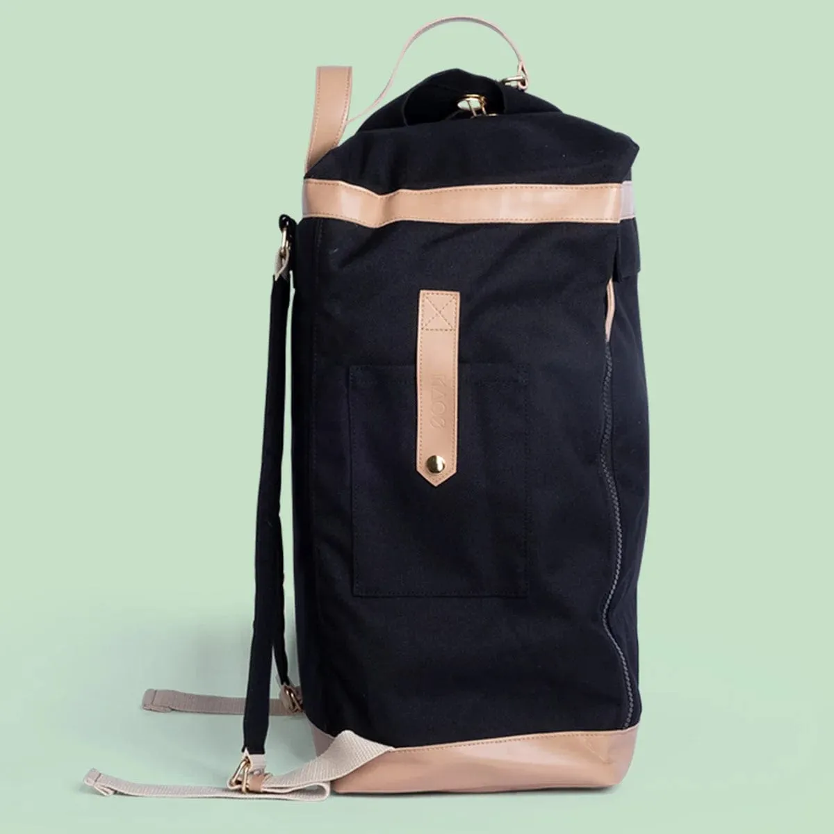 KAOS Ransel Weekendtasche - Klassisches Schwarz