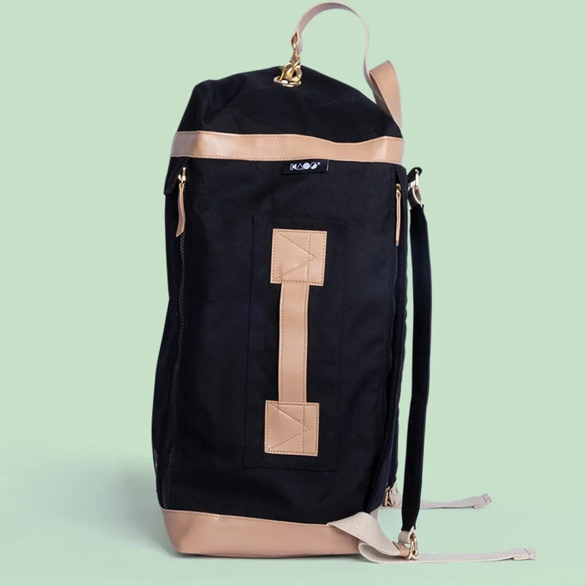 KAOS Ransel Weekendtasche - Klassisches Schwarz