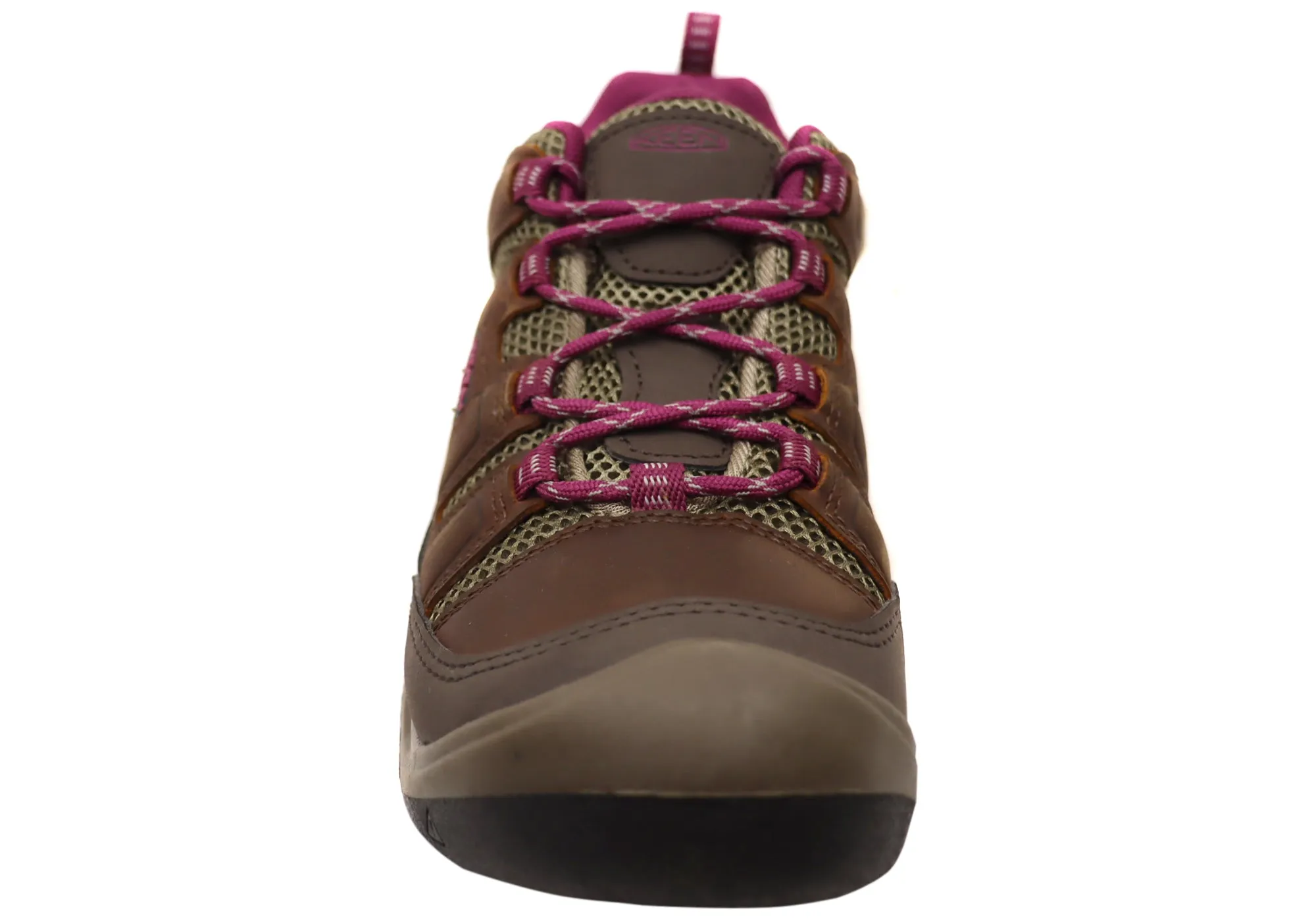 Keen Circadia Vent Damen Leder Weite Passform Wander Schuhe Keen Schuhe