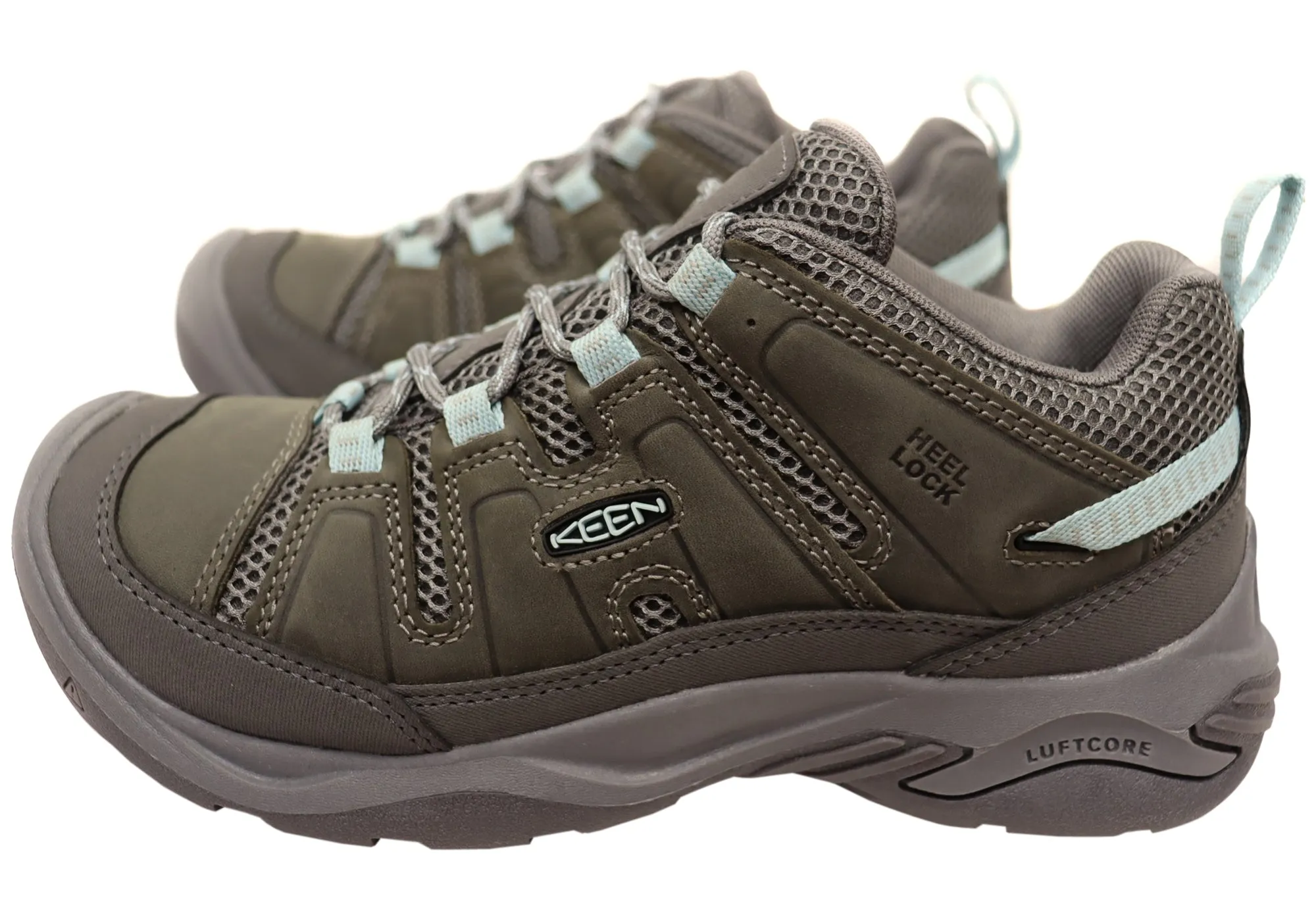 Keen Circadia Vent Damen Leder Weite Passform Wander Schuhe Keen Schuhe
