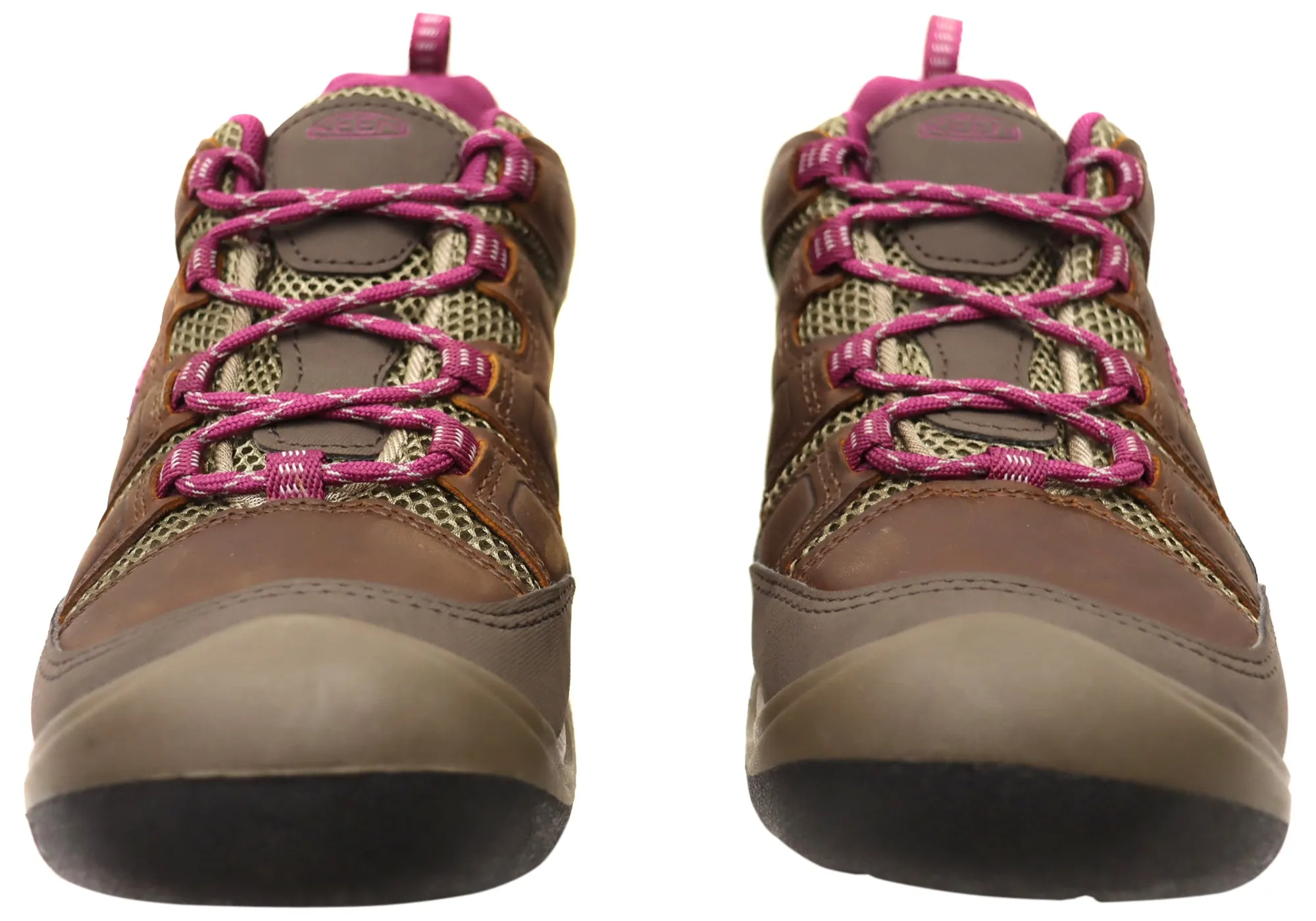 Keen Circadia Vent Damen Leder Weite Passform Wander Schuhe Keen Schuhe