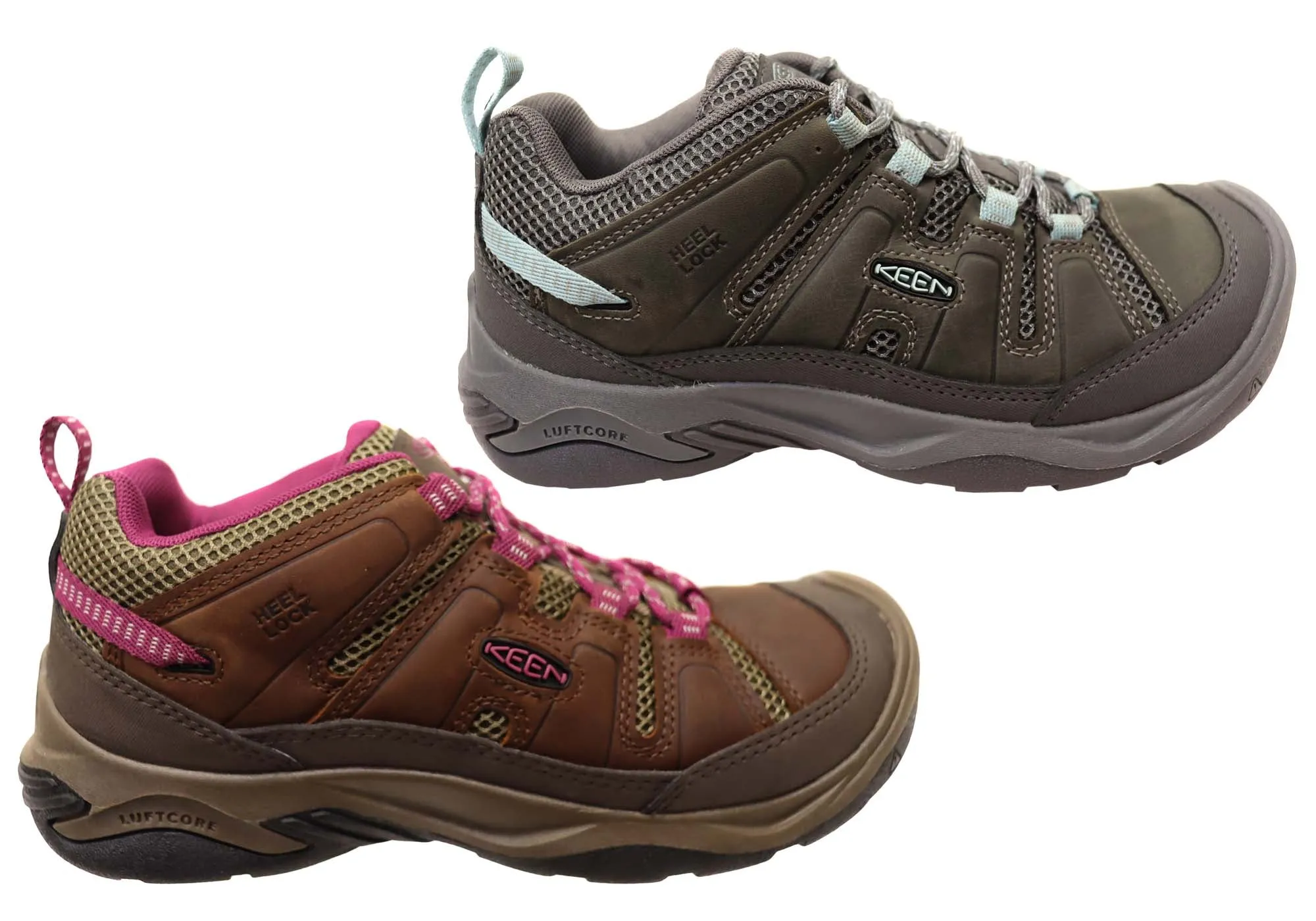 Keen Circadia Vent Damen Leder Weite Passform Wander Schuhe Keen Schuhe