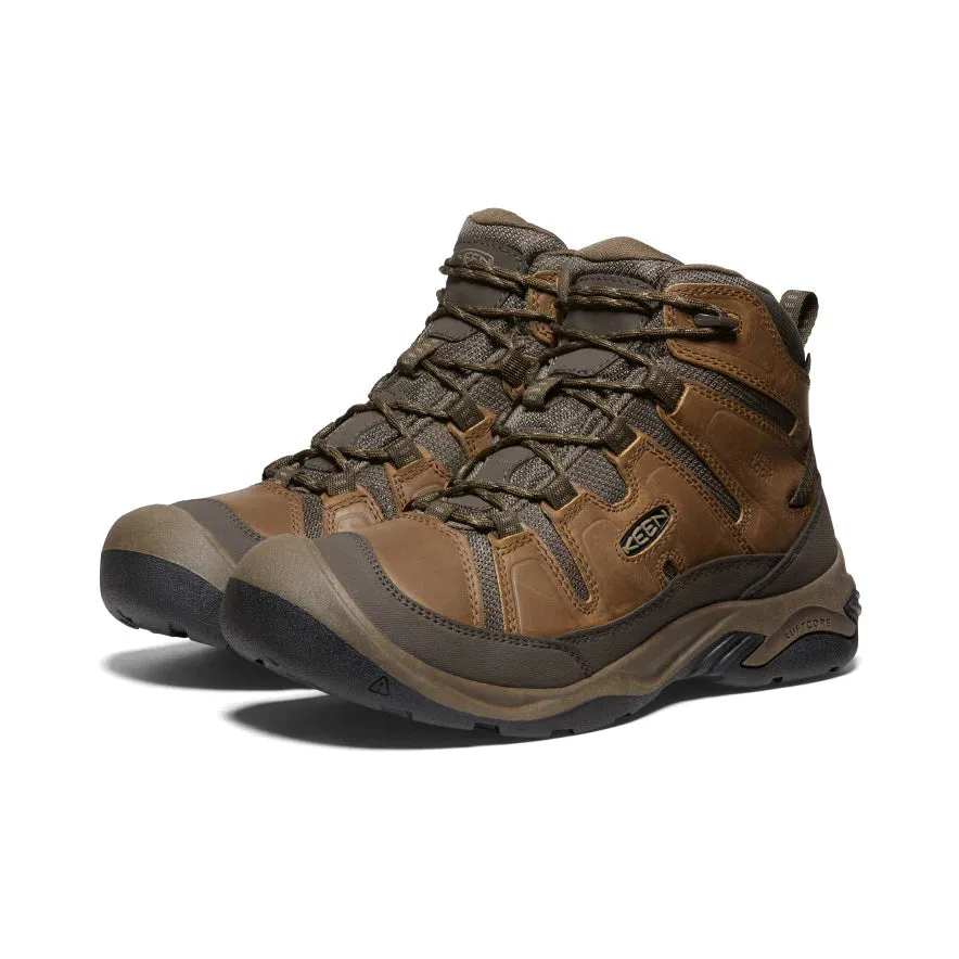 Keen Schuhe Circadia Mid Wasserdicht Bison/Brindle