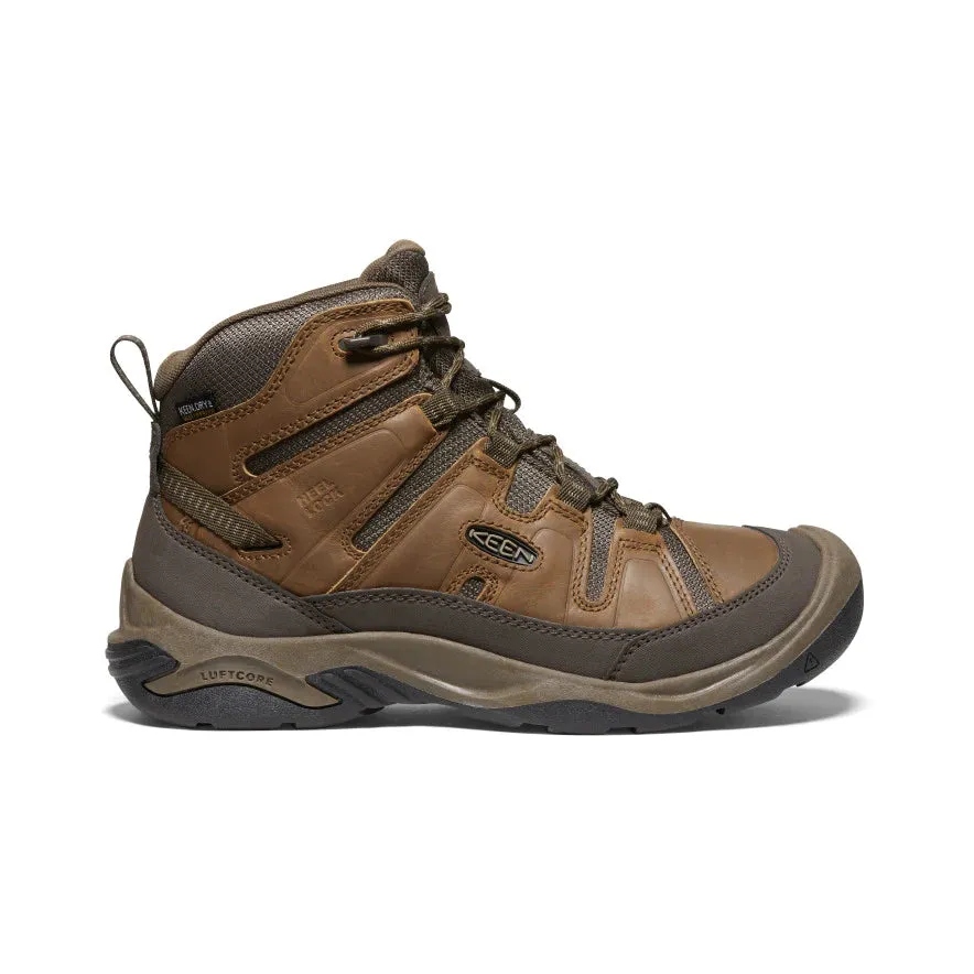 Keen Schuhe Circadia Mid Wasserdicht Bison/Brindle
