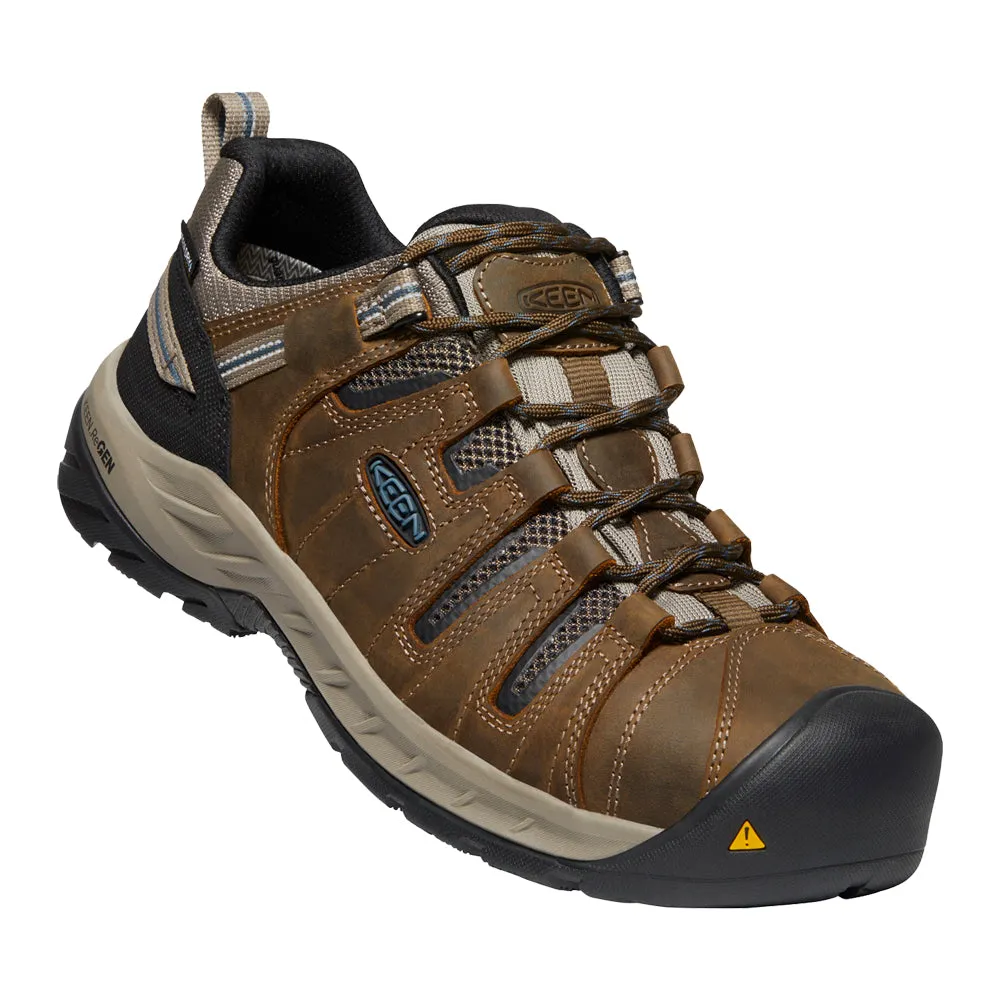 KEEN Utility Herren Flint II wasserdichter Arbeitsschuh mit Stahlkappe KEEN Utility Schuhe